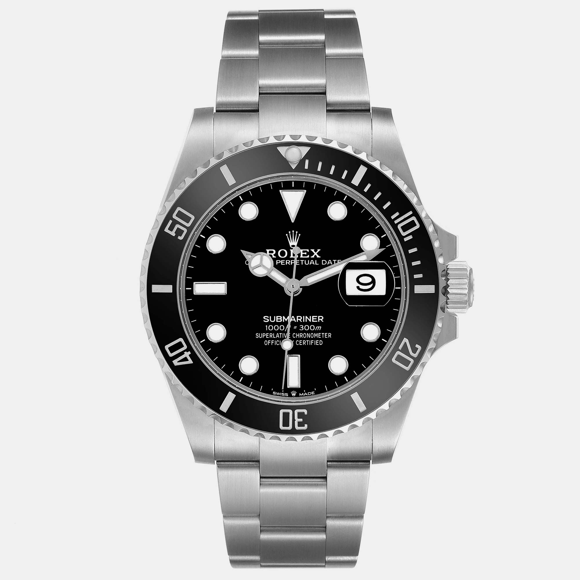 

Rolex Submariner Black Dial Ceramic Bezel Steel Men's Watch 126610 41 mm