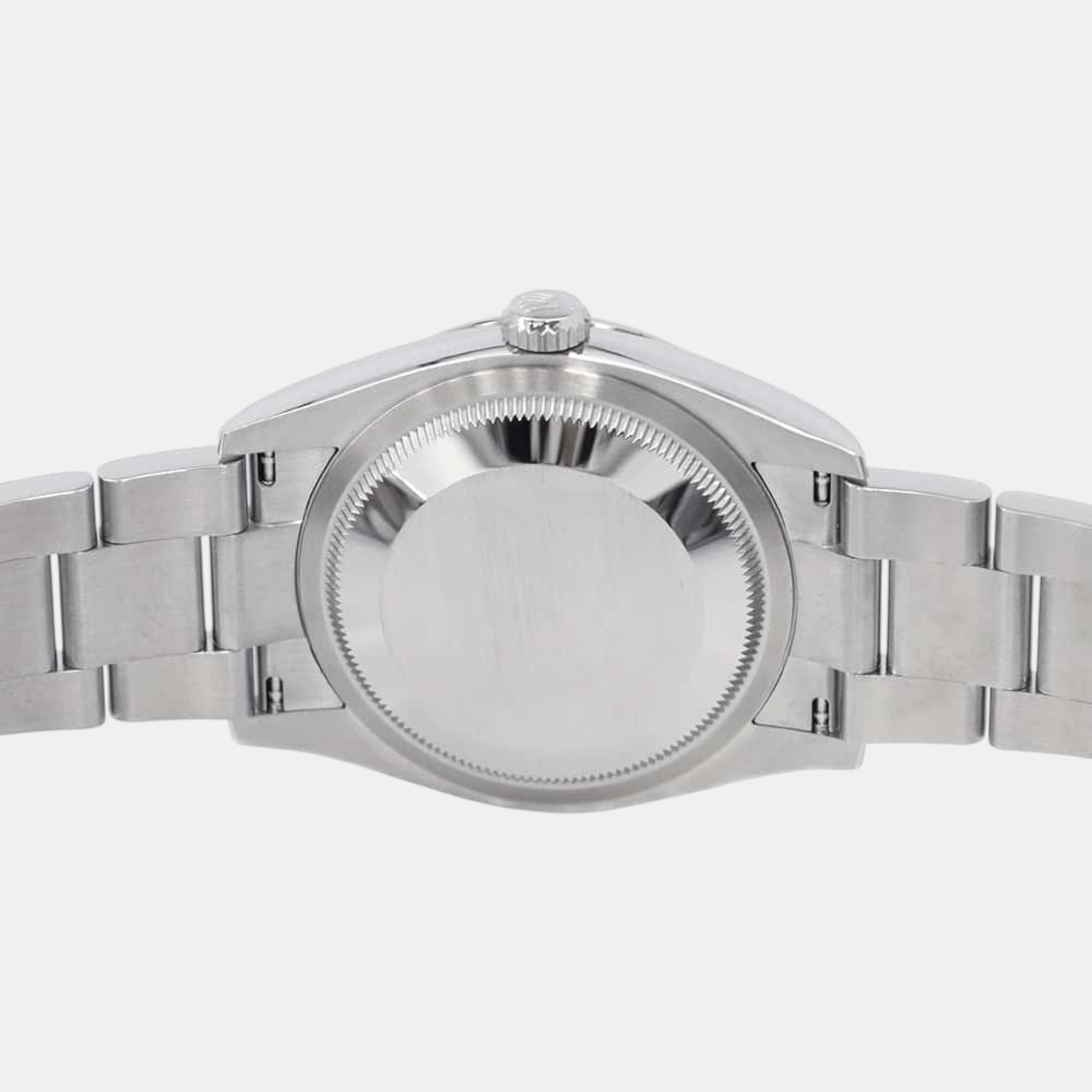 Rolex MOP Diamond 18K White Gold Stainless Steel Datejust 126234NG Automatic Men`s Wristwatch 36 mm 