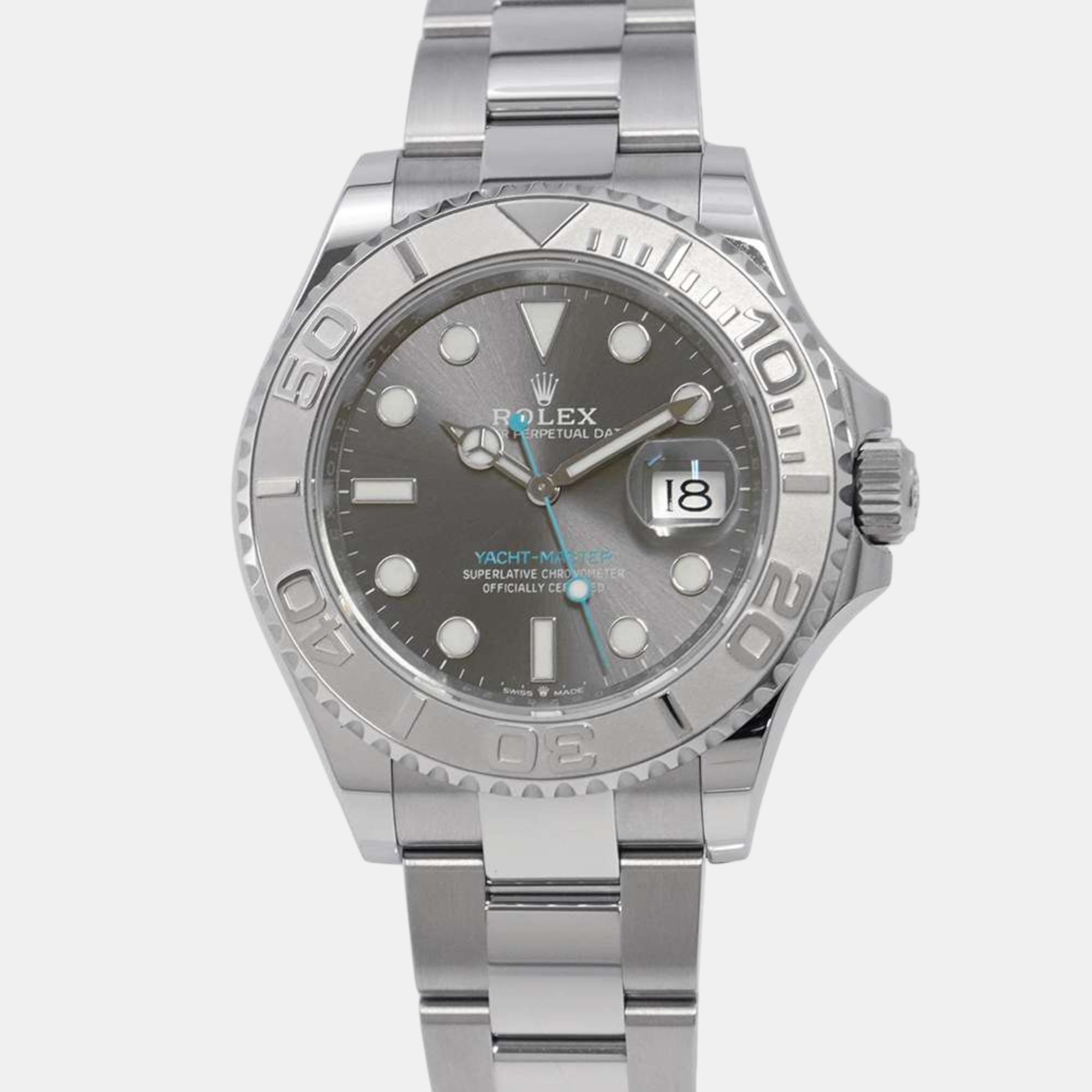 

Rolex Grey Stainless Steel Yacht-Master 126622 Automatic Men's Wristwatch 40 mm