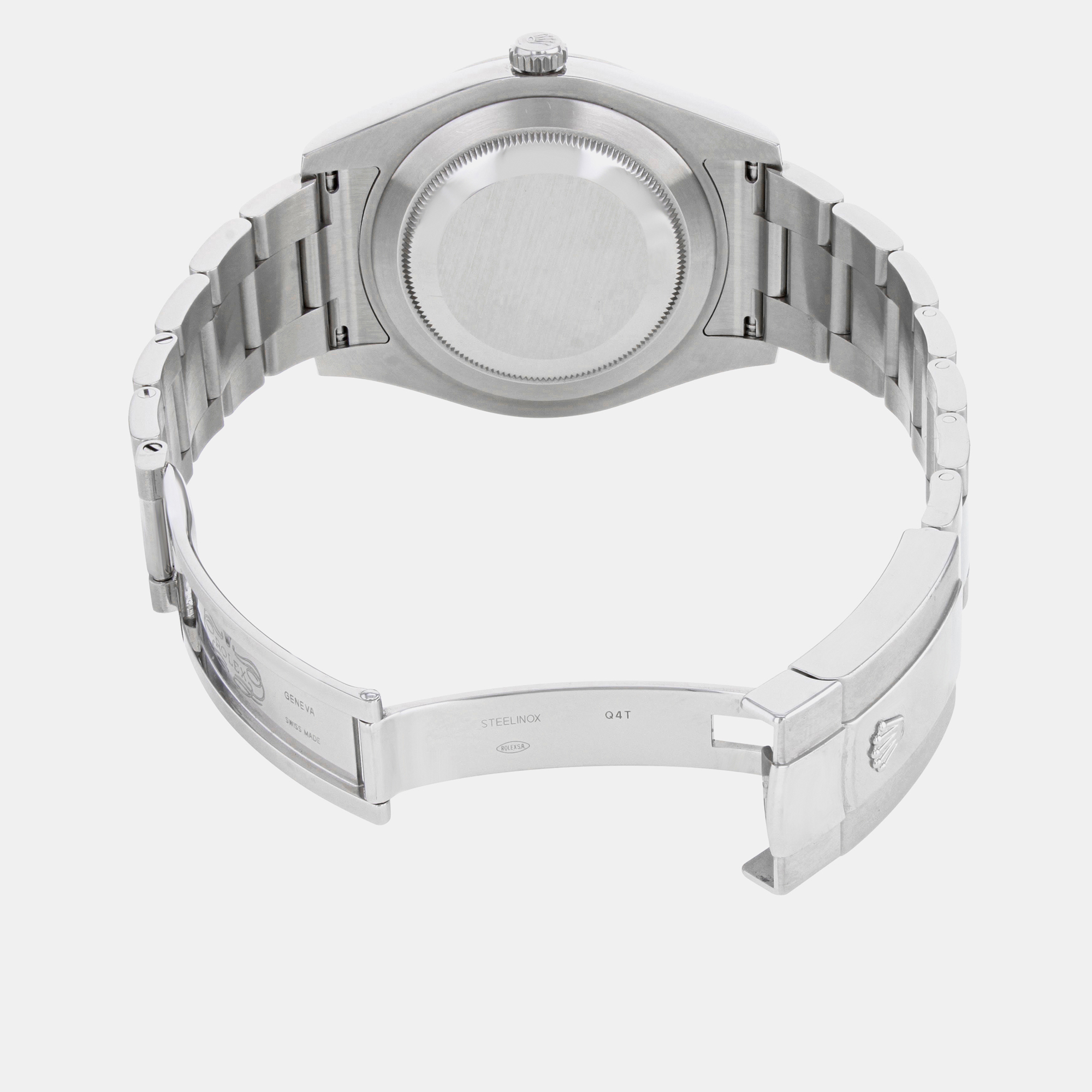 Rolex White Stainless Steel Datejust II 116334 Automatic Men`s Wristwatch 41mm 