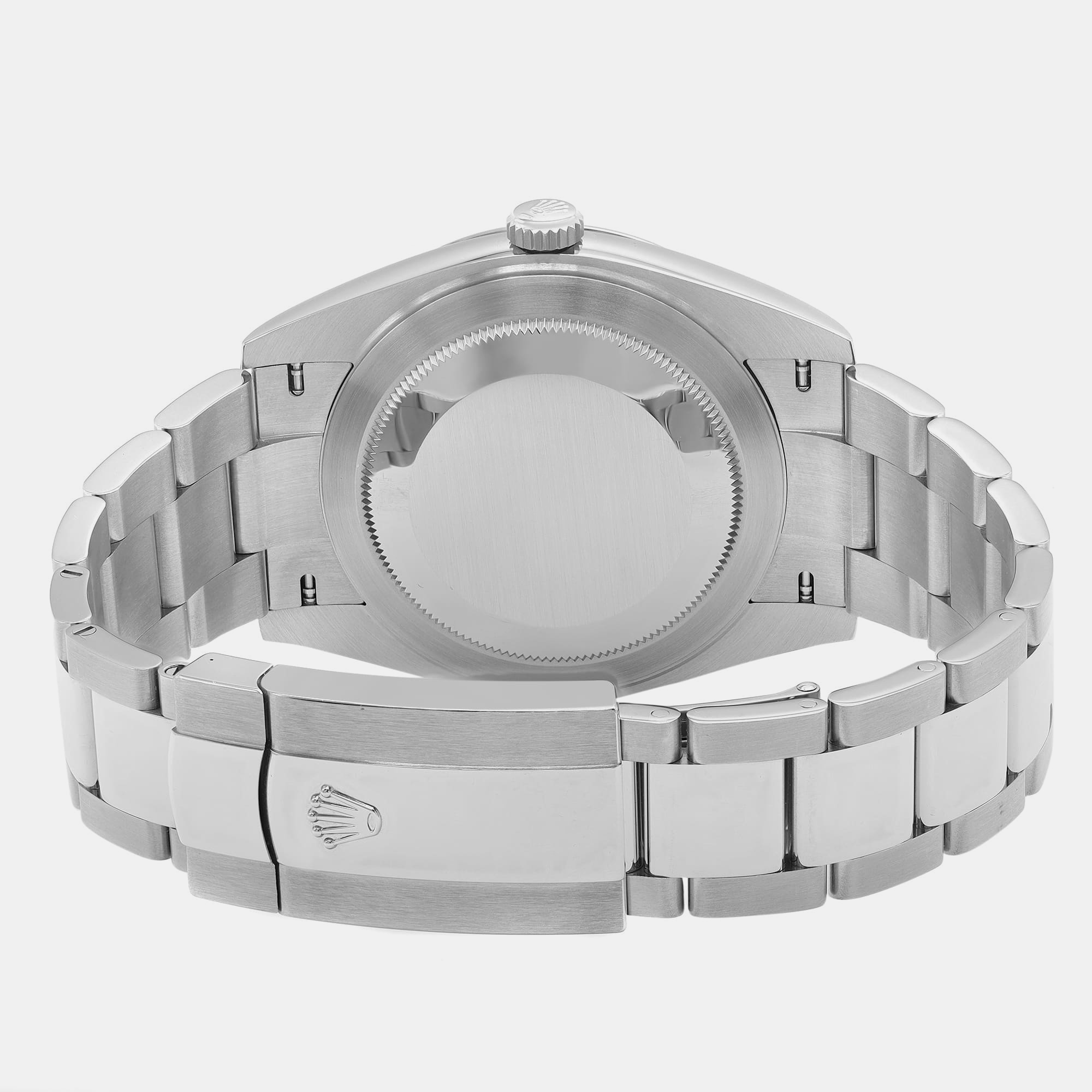 Rolex White 18K White Gold Stainless Steel Datejust Automatic Men`s Wristwatch 41 mm 