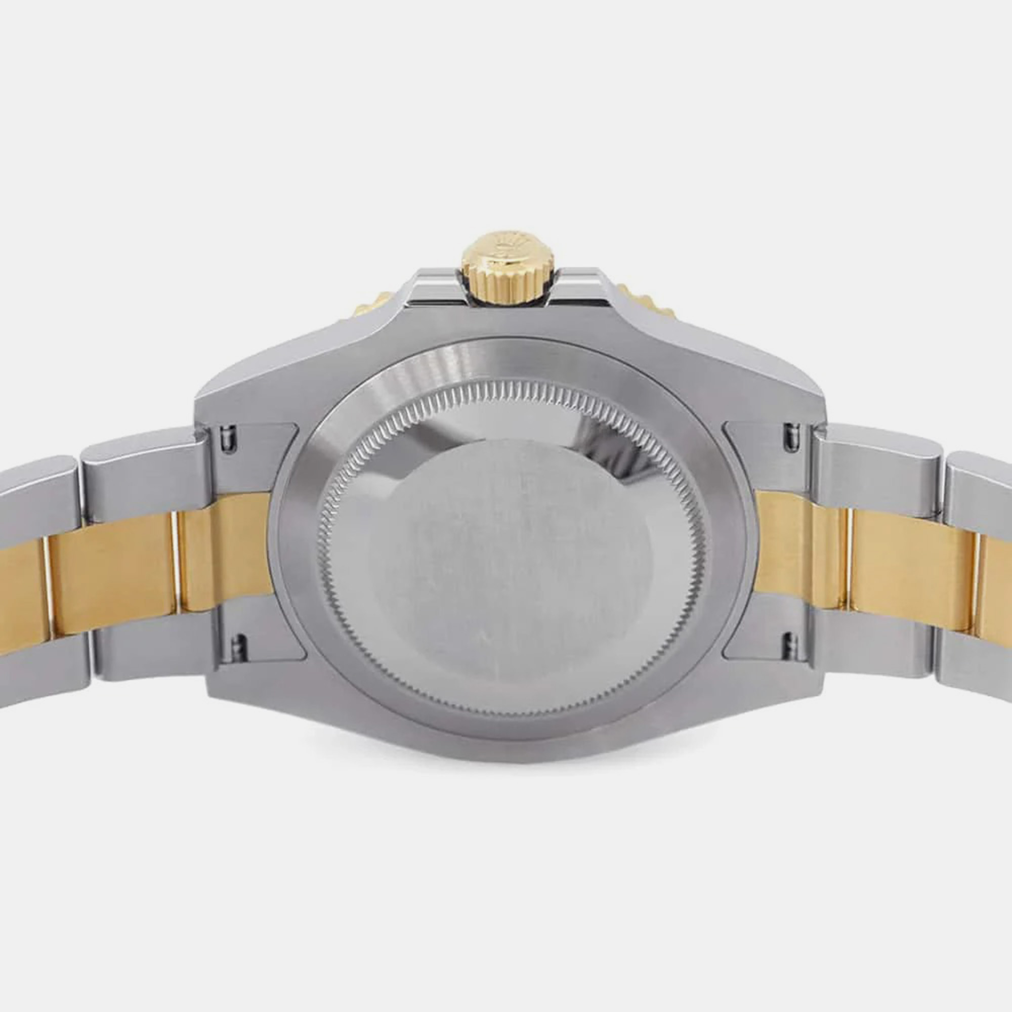 Rolex Blue 18k Yellow Gold Stainless Steel Submariner Automatic Men`s Wristwatch 41 mm 