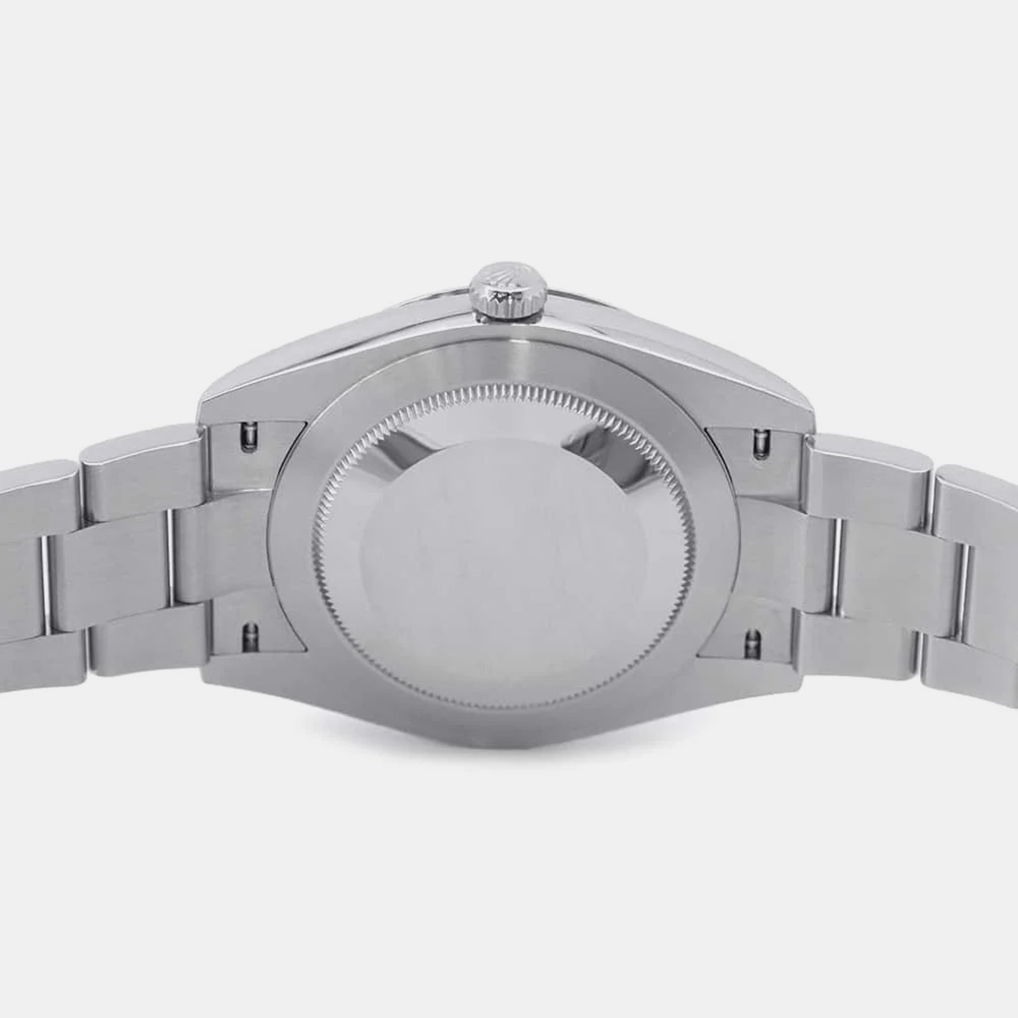Rolex Green Stainless Steel Oyster Perpetual 124300 Automatic Men`s Wristwatch 41 mm 