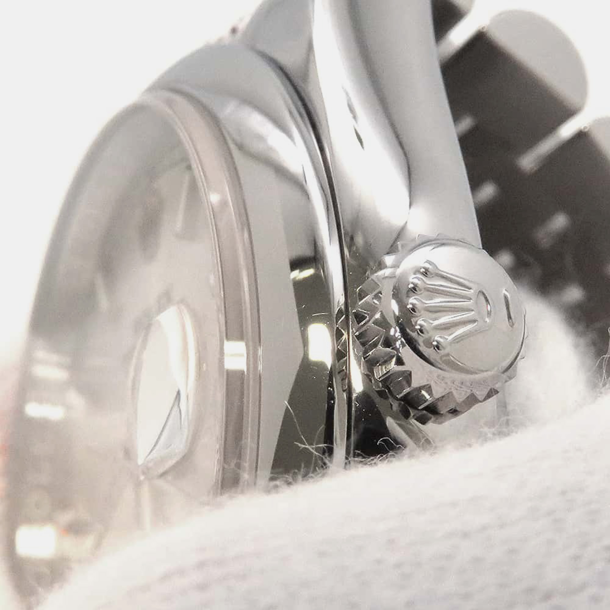 Rolex Silver Stainless Steel Datejust 116200 Automatic Men`s Wristwatch 36 mm 