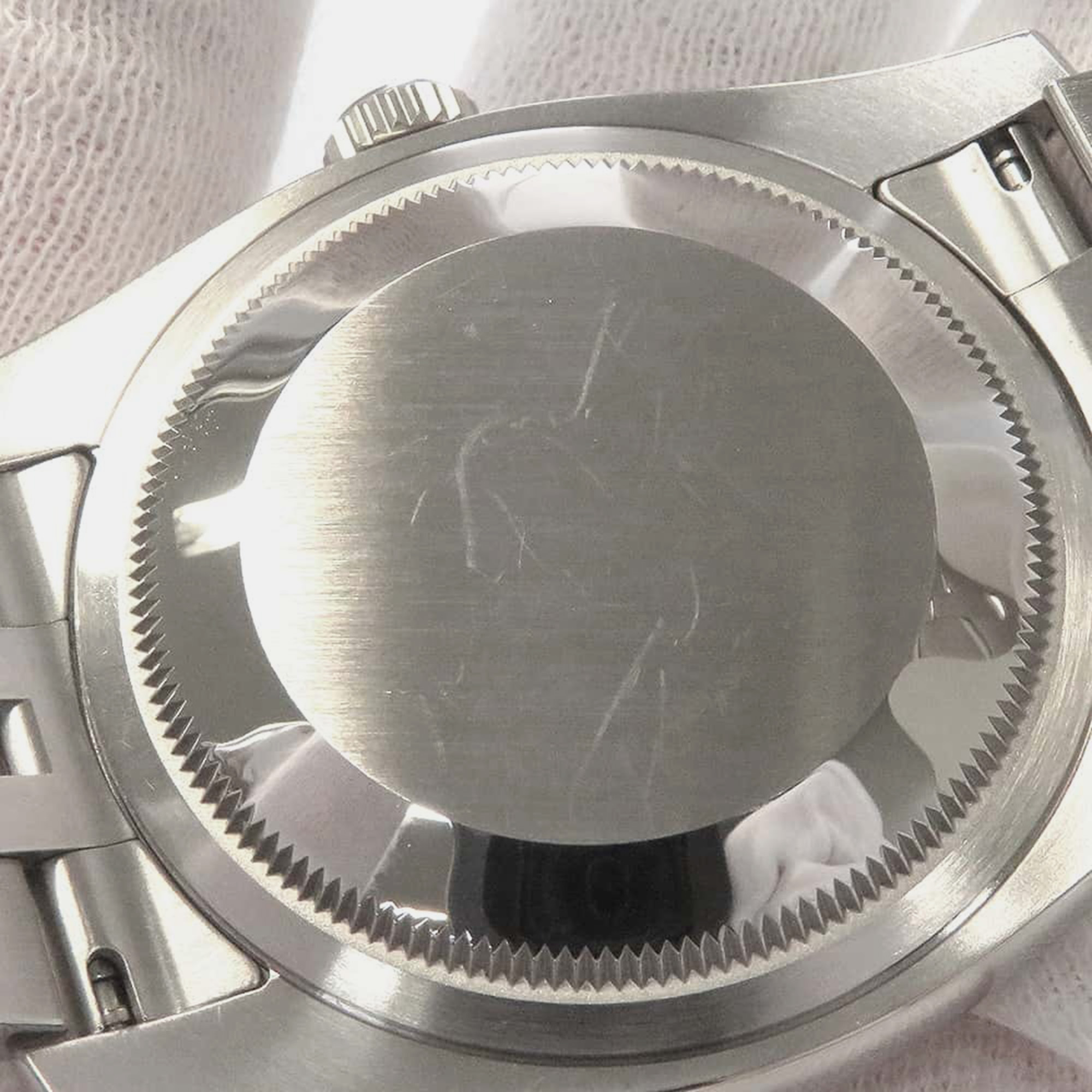 Rolex Silver Stainless Steel Datejust 116200 Automatic Men`s Wristwatch 36 mm 