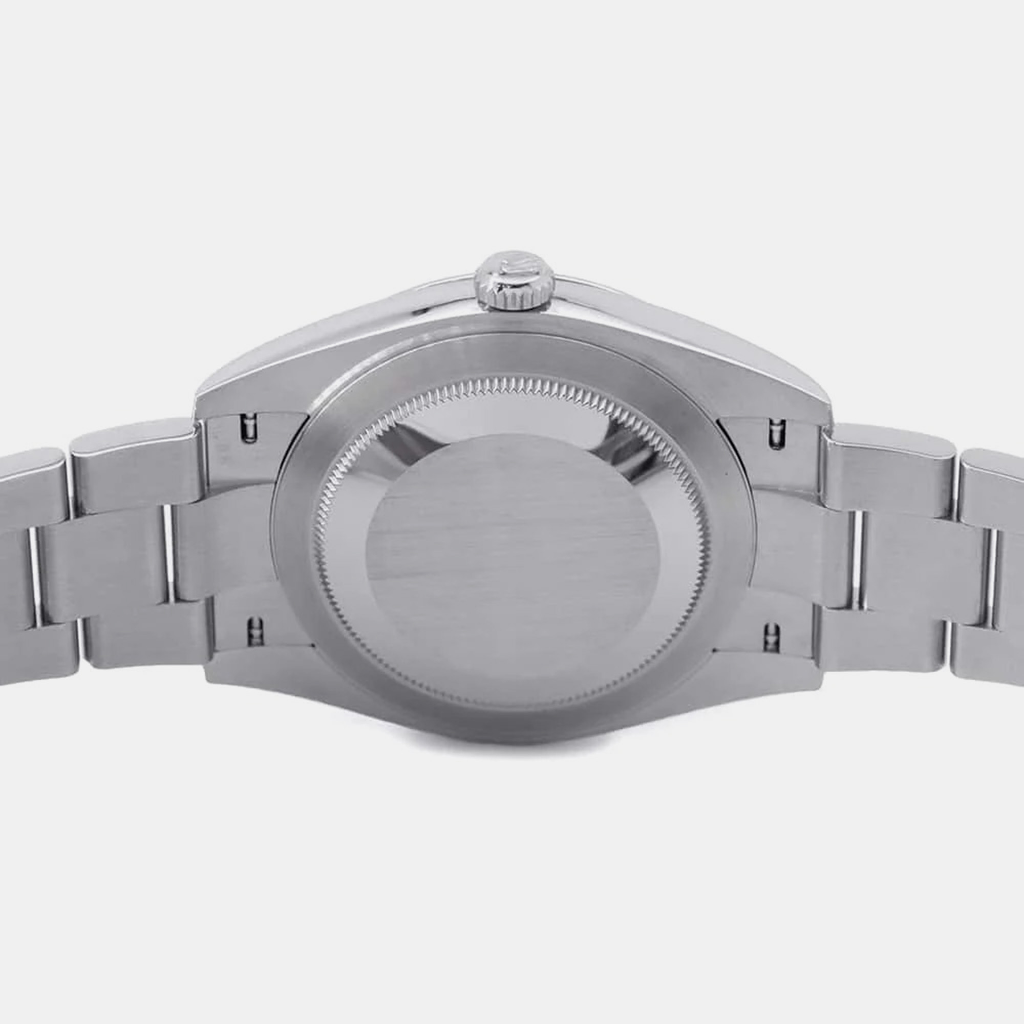 Rolex Silver Stainless Steel Datejust 126300 Automatic Men`s Wristwatch 41 mm 