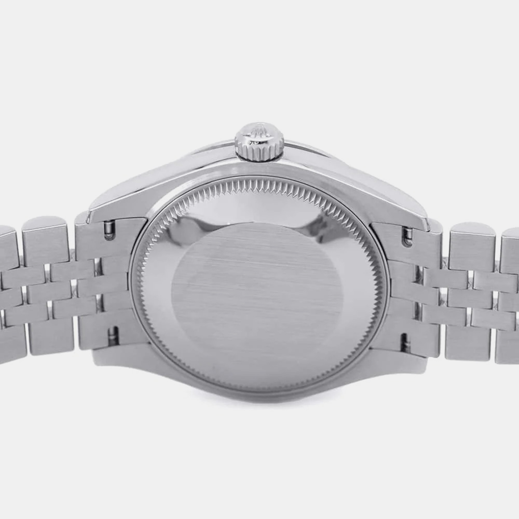 Rolex Blue 18k White Gold Stainless Steel Datejust 278274 Automatic Men`s Wristwatch 31 mm 