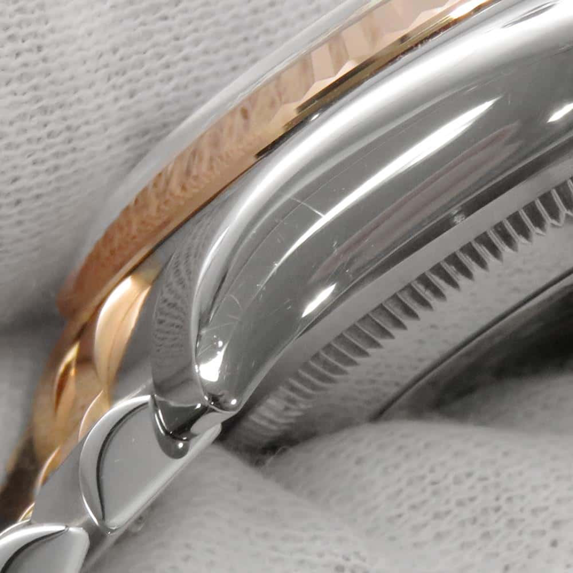 Rolex Black 18k Rose Gold Stainless Steel Datejust Automatic Men`s Wristwatch 36 mm 