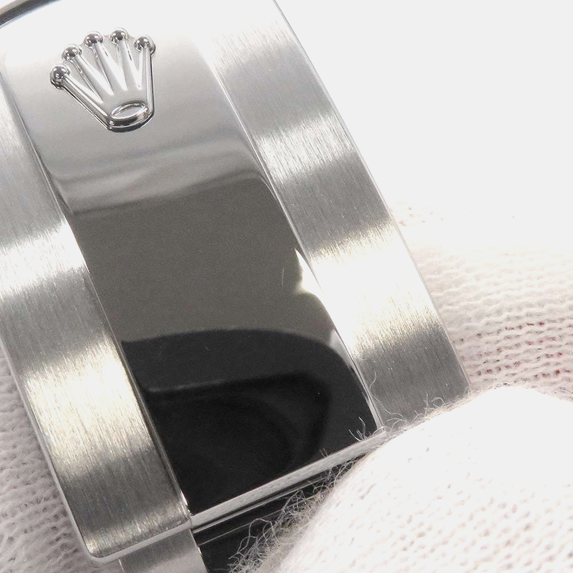 Rolex Black Stainless Steel Datejust Automatic Men`s Wristwatch 36 mm 