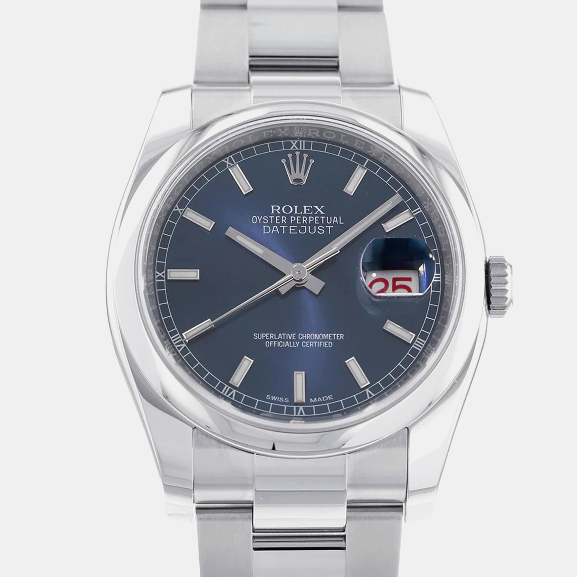 

Rolex Blue Stainless Steel Datejust