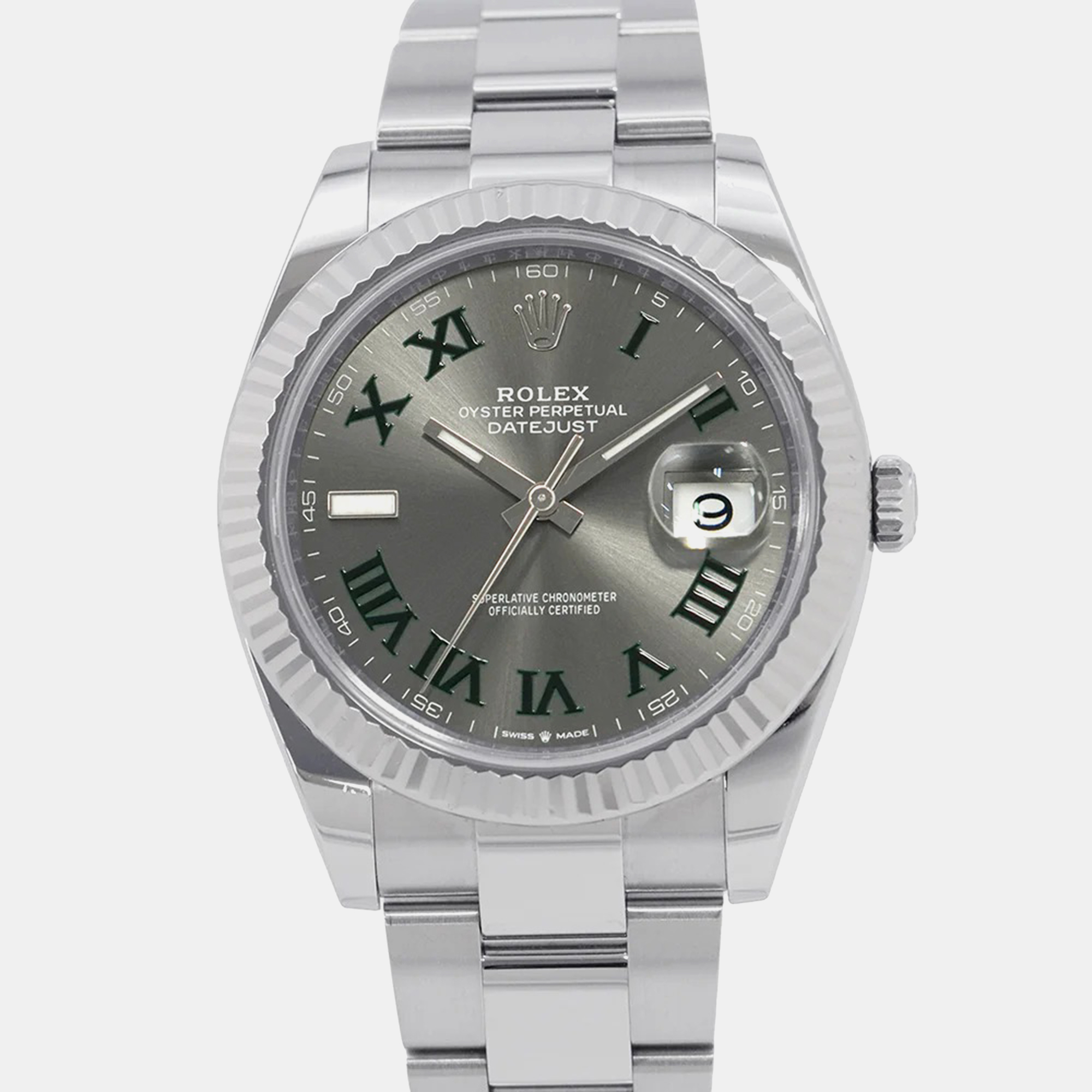 

Rolex Grey Stainless Steel Datejust