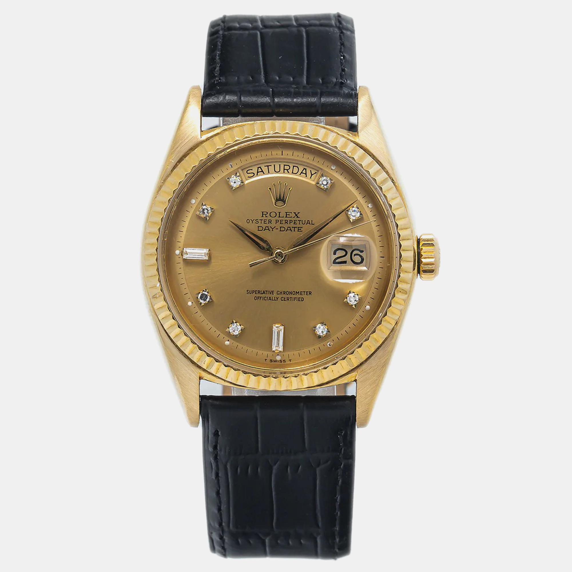 

Rolex Gold 18K Yellow Gold Day-Date 1803 Automatic Men's Wristwatch