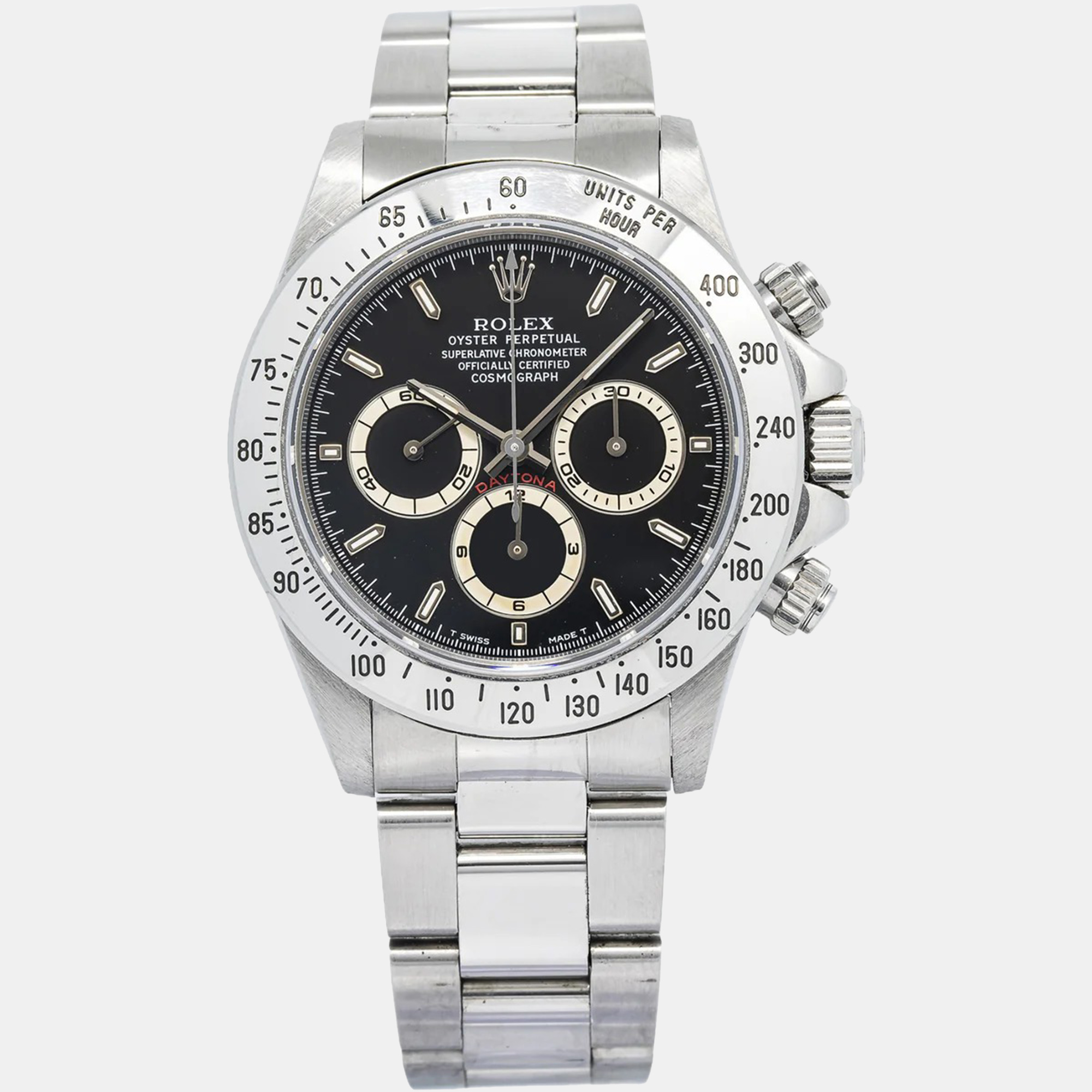 

Rolex Daytona 16520 Automatic Black Stainless Steel Men's Wristwatch