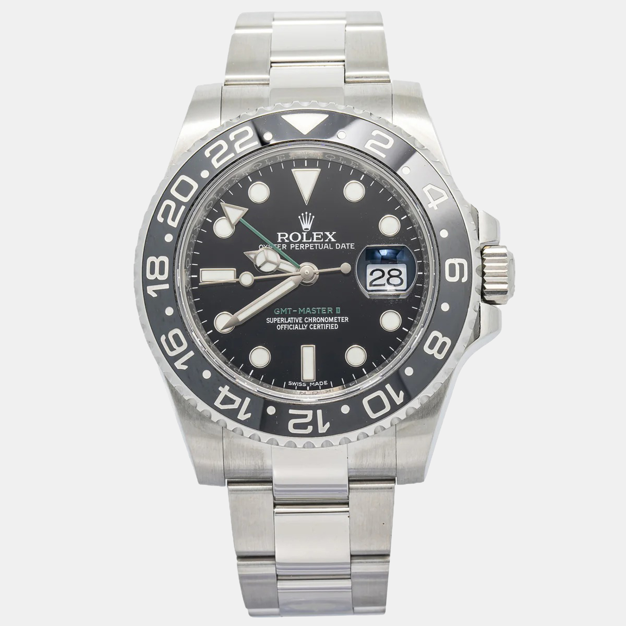 Rolex GMT-MasterII 116710 Automatic Black Stainless Steel Men’s Wristwatch 40mm