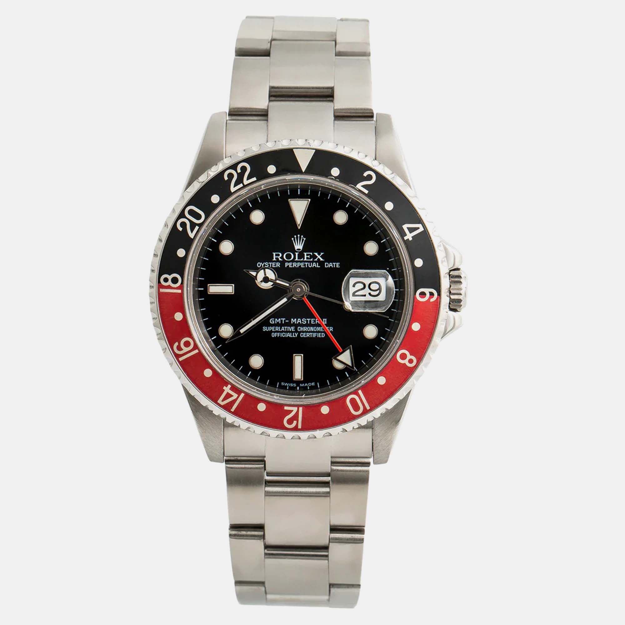 Rolex GMT-Master II 16710 Automatic Black Stainless Steel Men’s Wristwatch 40 mm