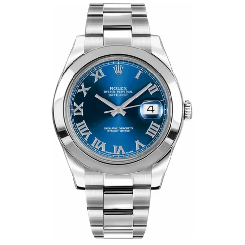

Rolex Datejust 116300 Automatic Blue Stainless Steel Men's Wristwatch 41 mm
