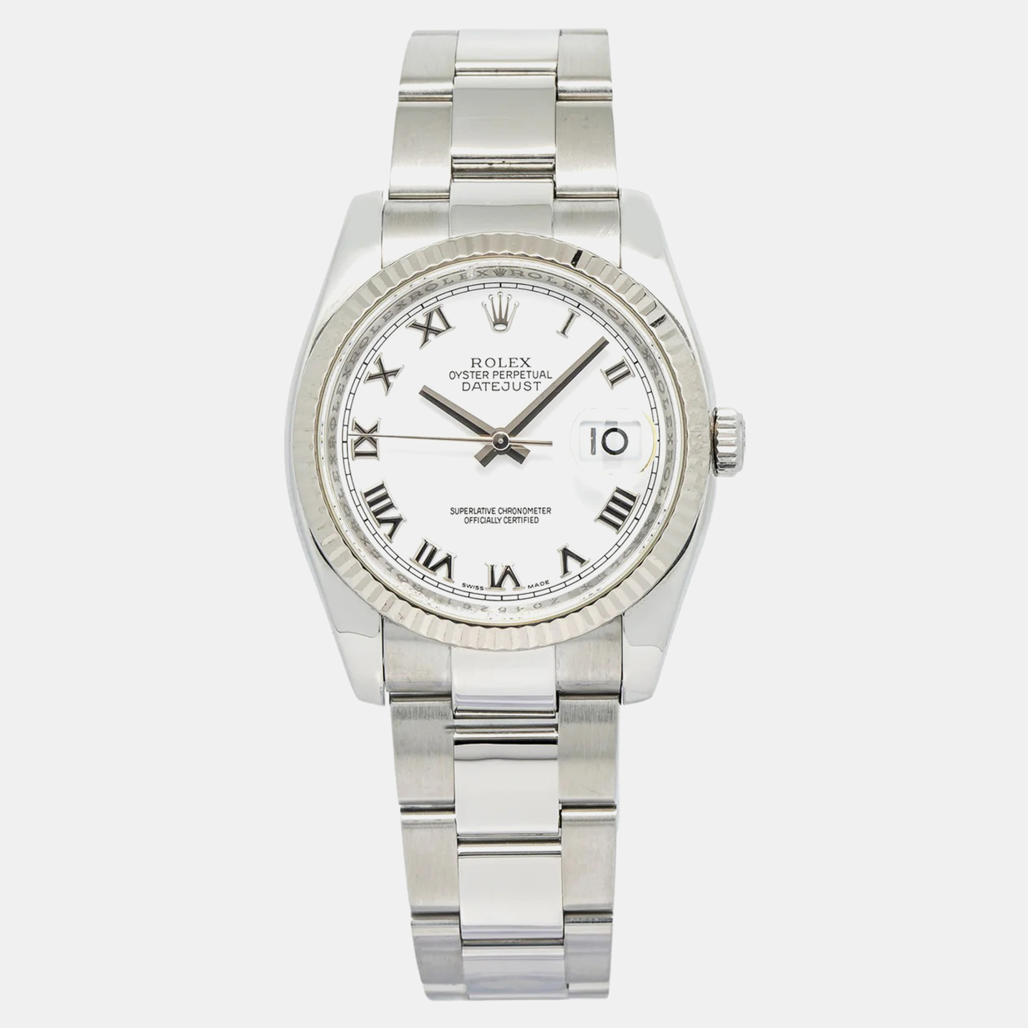 

Rolex Date Just, White