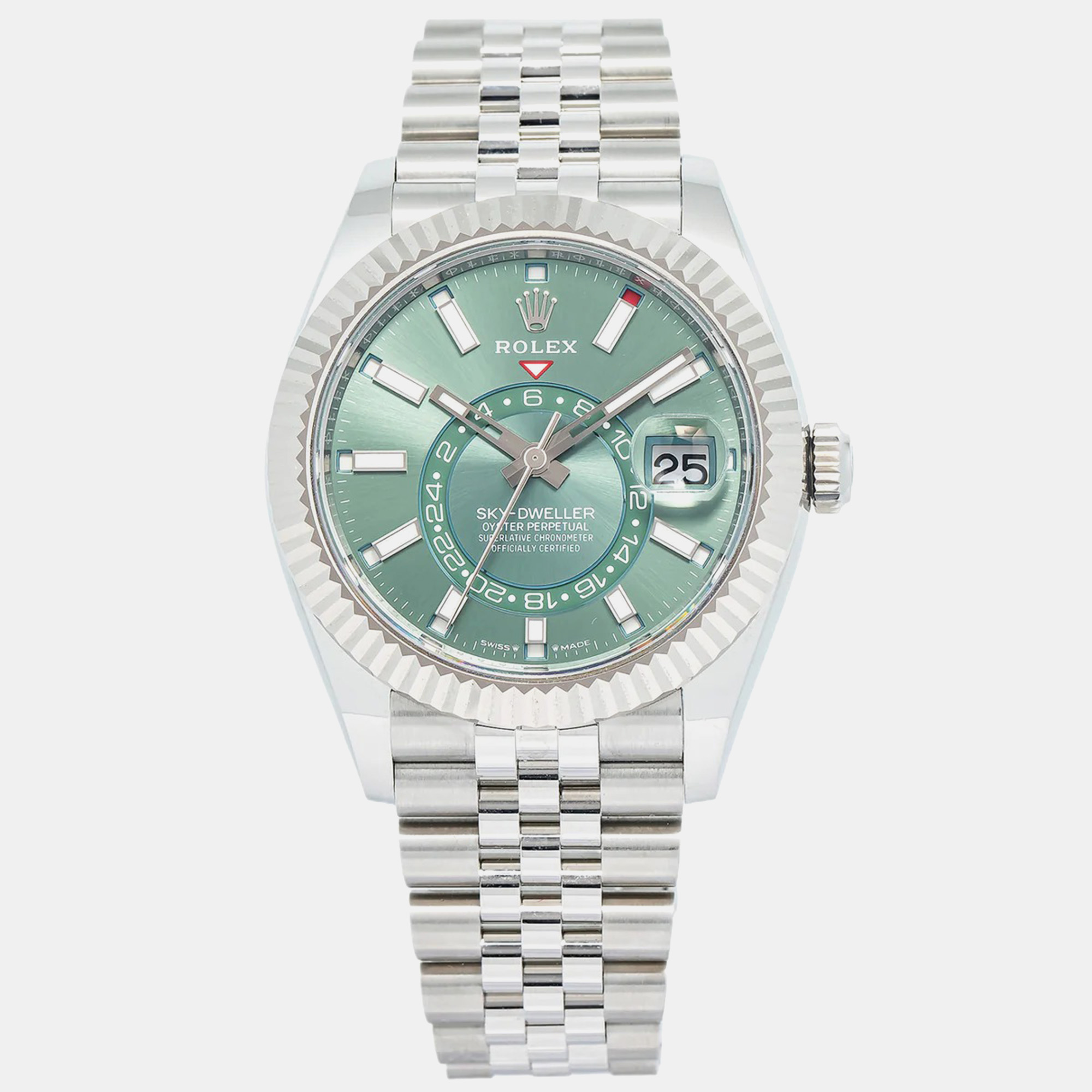 

Rolex Sky-Dweller 336934 Automatic Green Stainless Steel Men's Wristwatch