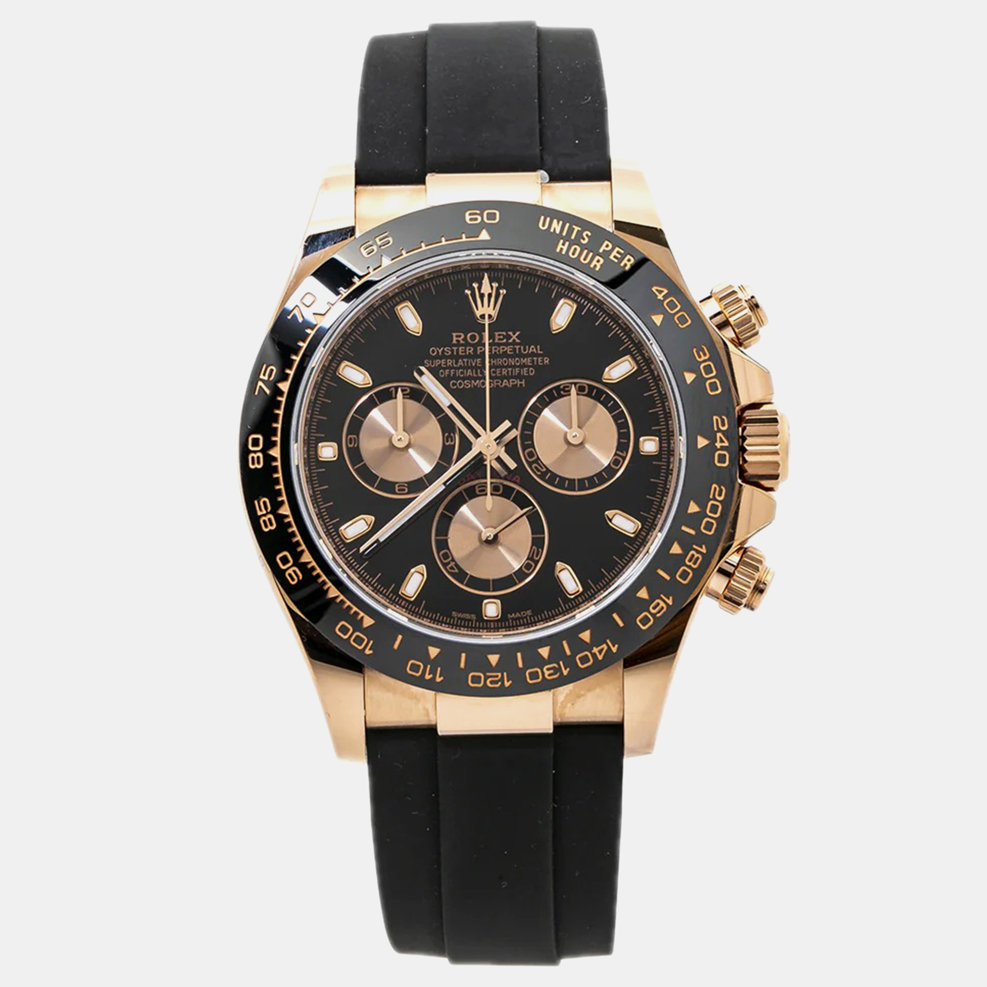 

Rolex Cosmograph Daytona 116515LN Black 18k Rose Gold Automatic Men's Wristwatch 40 mm