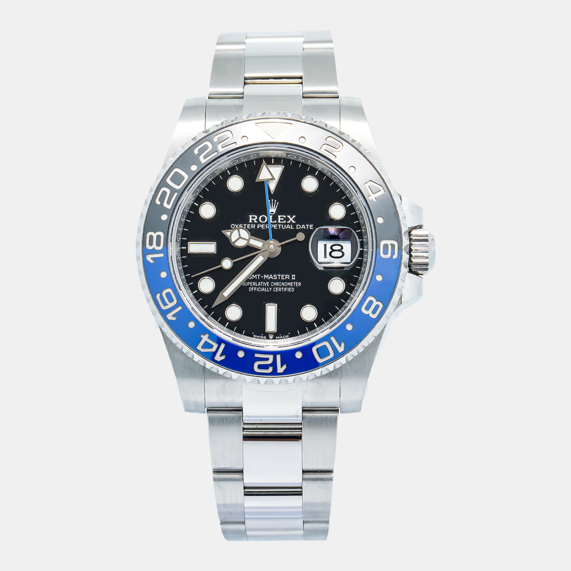 Rolex GMT-Master II 126710BLNR Automatic Black Stainless Steel Men’s Wristwatch 40 mm