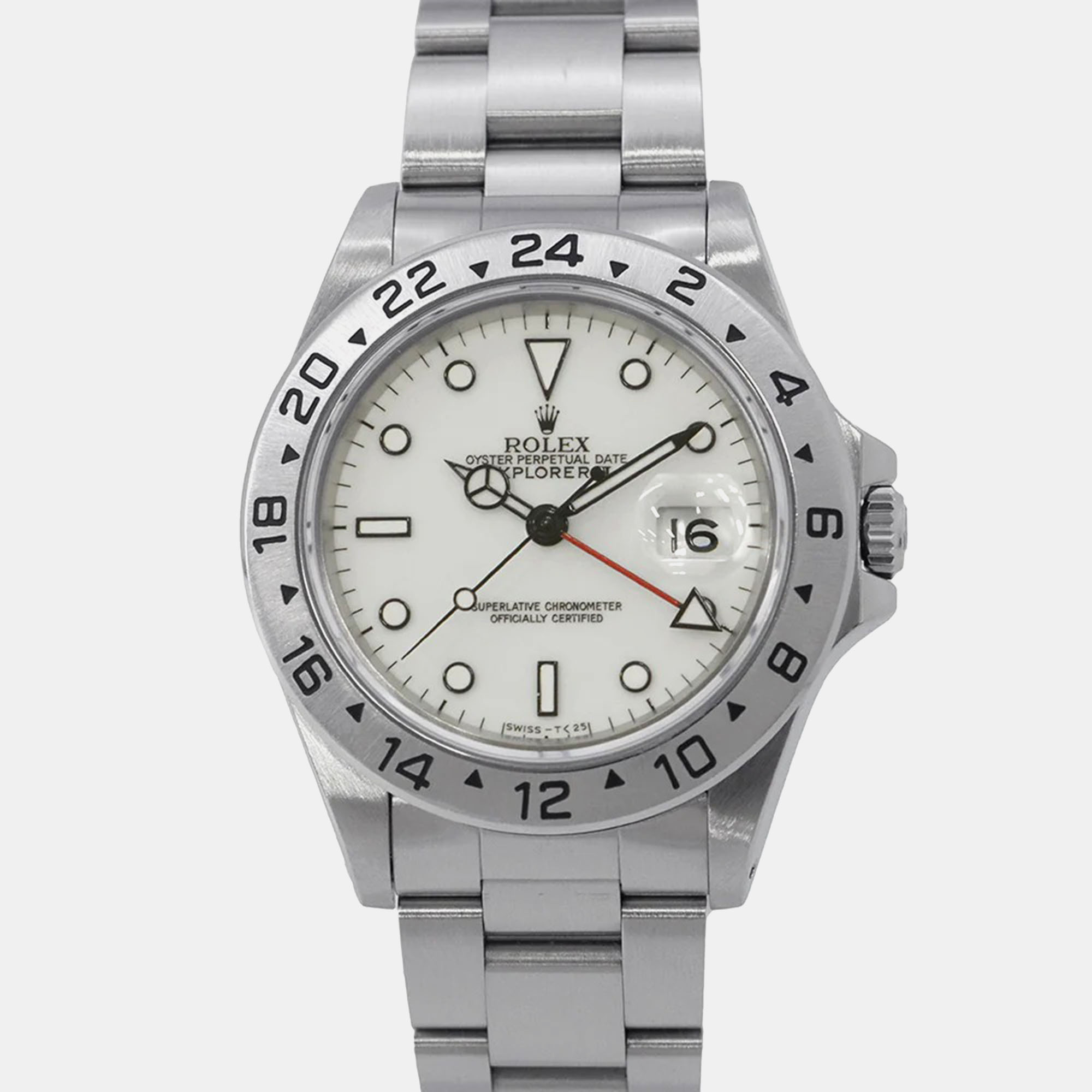 

Rolex Explorer II 16570 Automatic White Stainless Steel Men's Wristwatch 40 mm