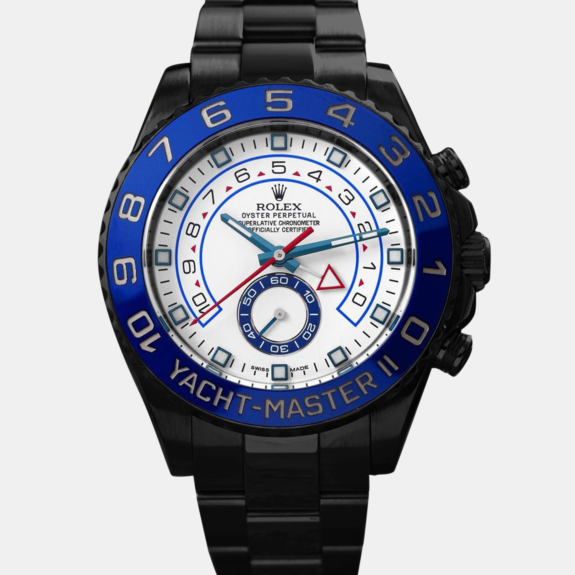 Rolex Yacht-Master II 116680 Automatic White Stainless Steel Men’s Wristwatch 44 mm