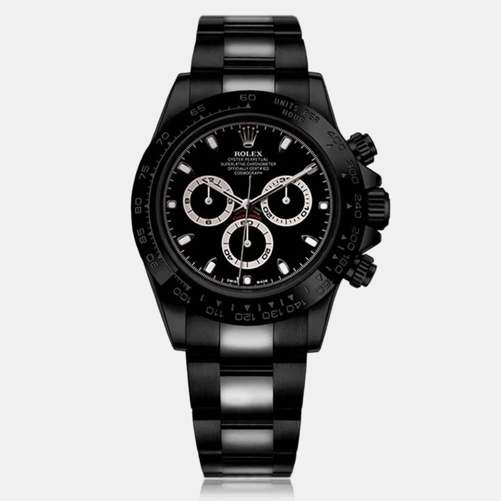 

Rolex Cosmograph Daytona 116523 Automatic Black PVD Coated Men's Wristwatch 40 mm