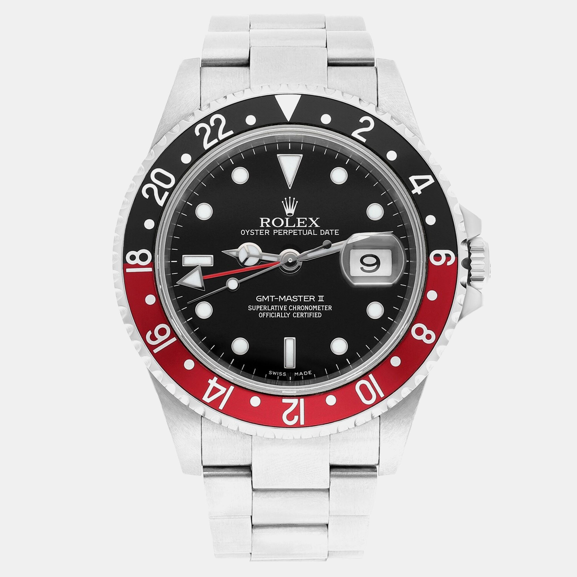 

Rolex GMT-Master II 16710 Automatic Black Stainless Steel Men's Wristwatch 40 mm