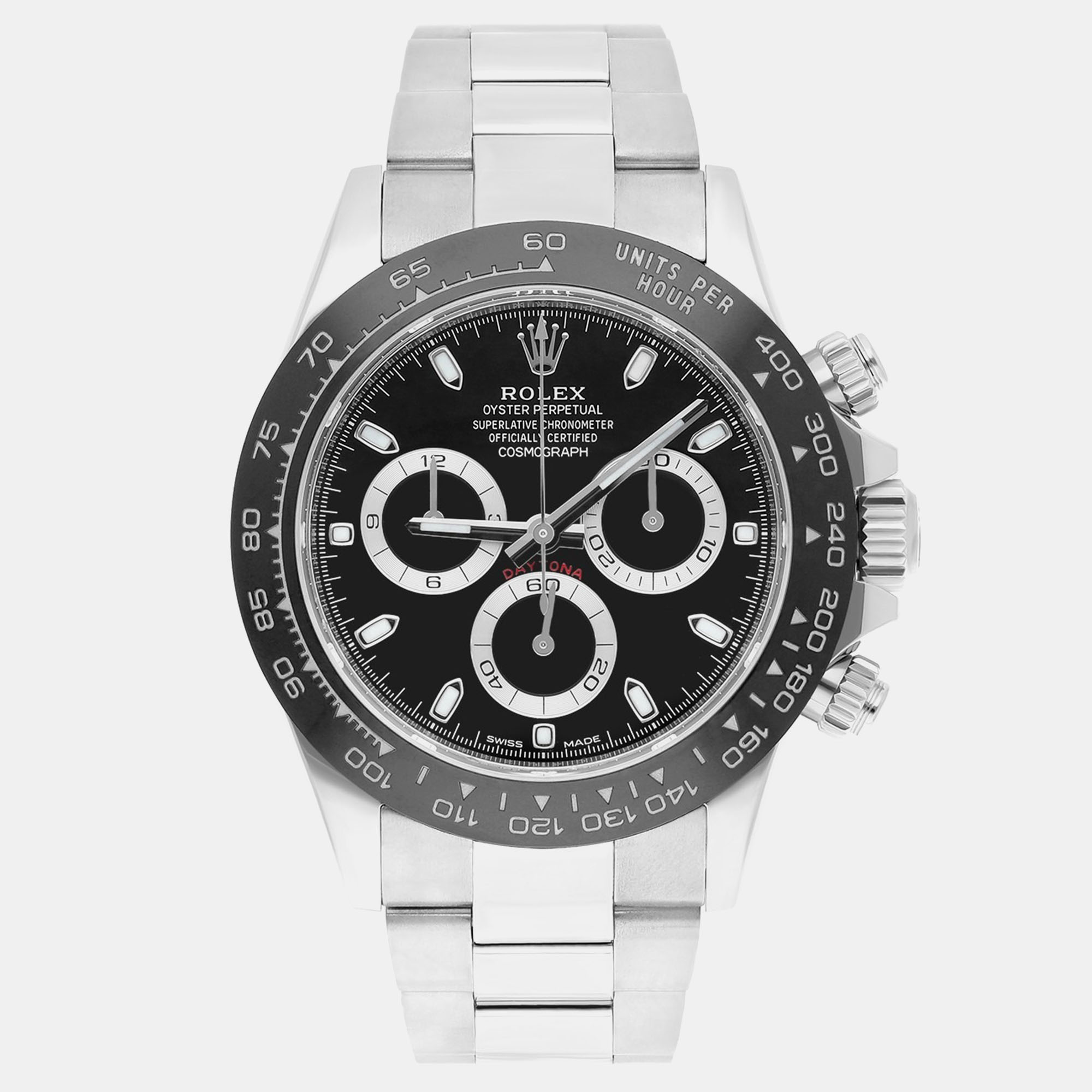 

Rolex Cosmograph Daytona 116500LN-0002 Automatic Black Stainless Steel Men's Wristwatch 40 mm