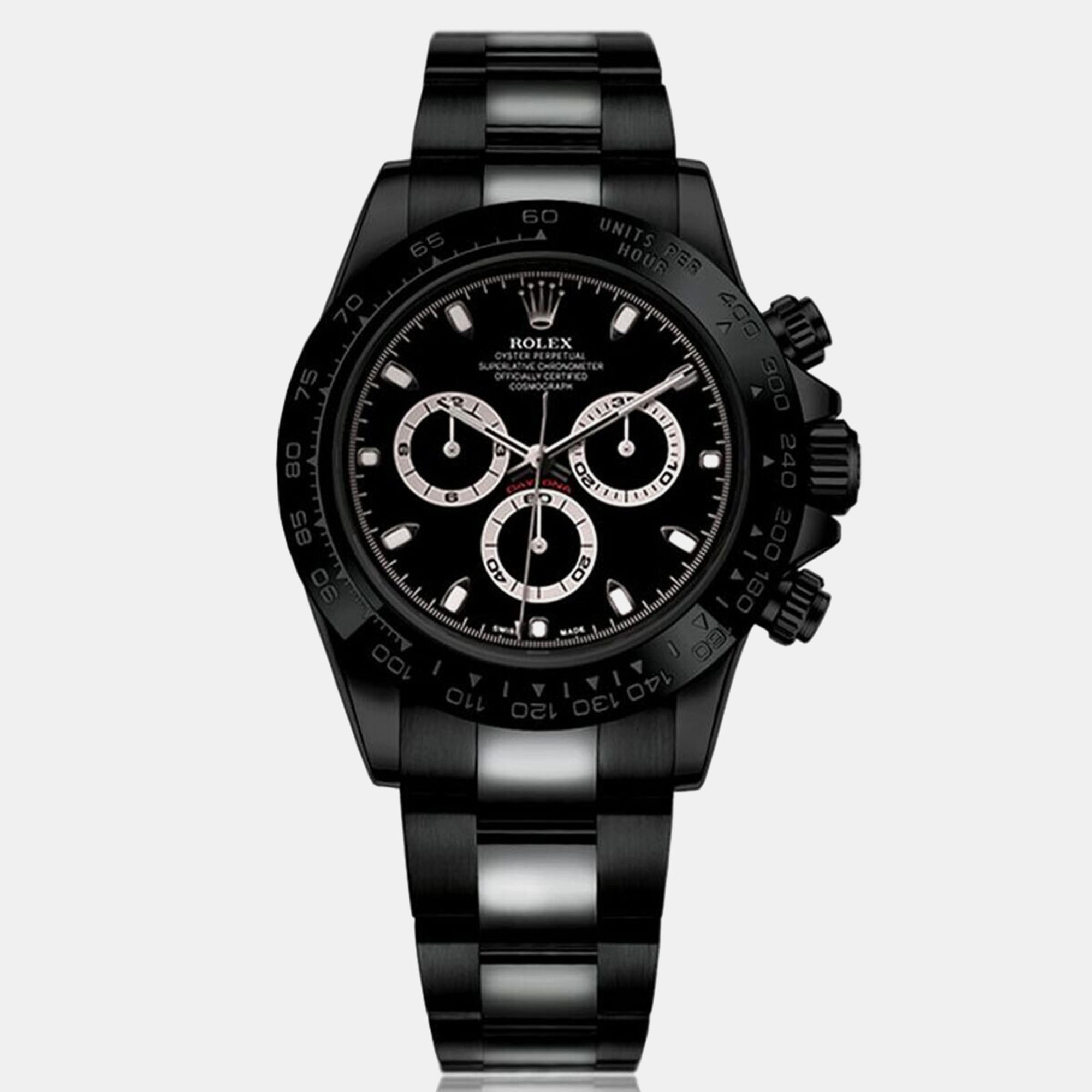 

Rolex Cosmograph Daytona 116520 Automatic Black Stainless Steel Men's Wristwatch 40 mm