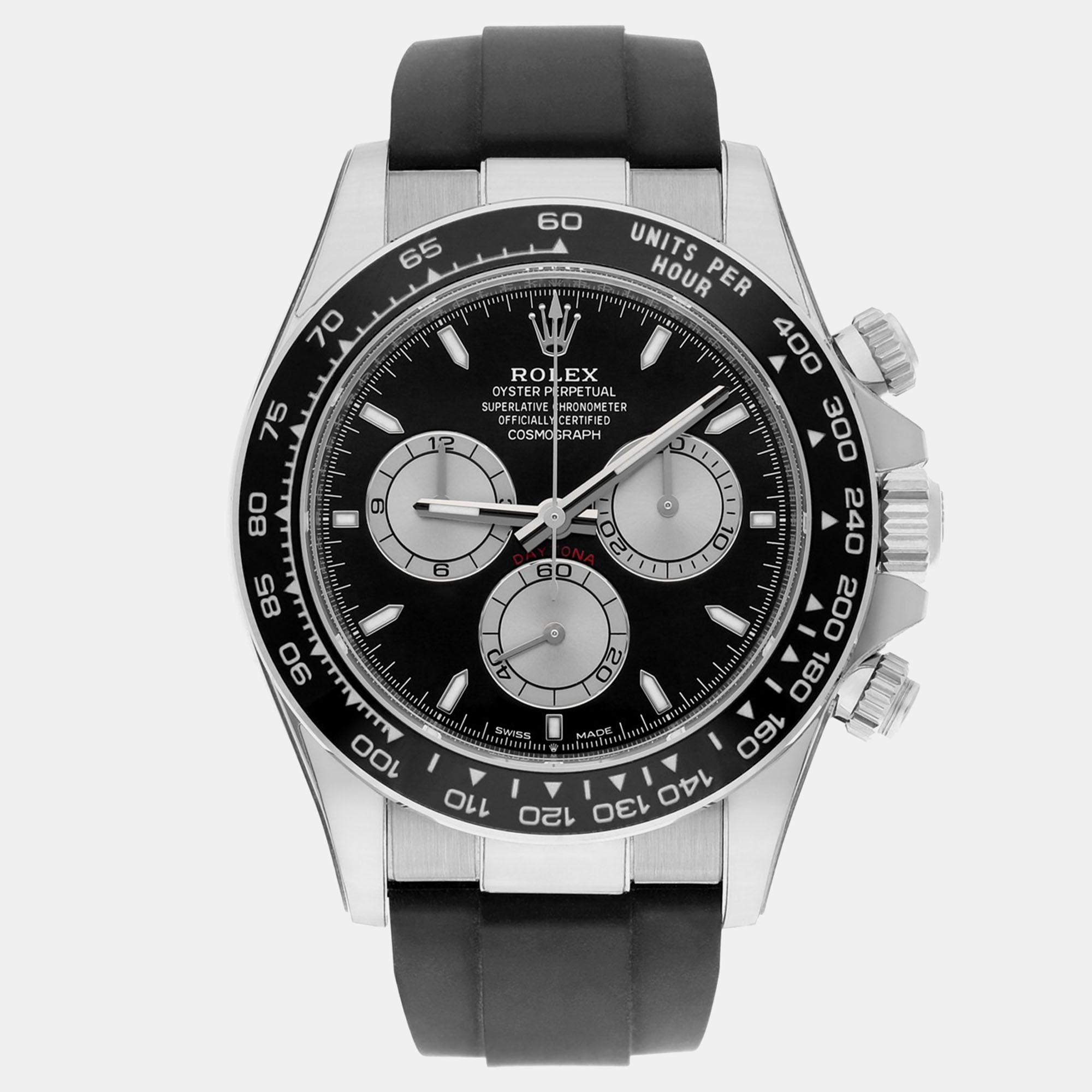 

Rolex Cosmograph Daytona 126519LN-0002 Automatic Black 18k White Gold Men's Wristwatch 40 mm