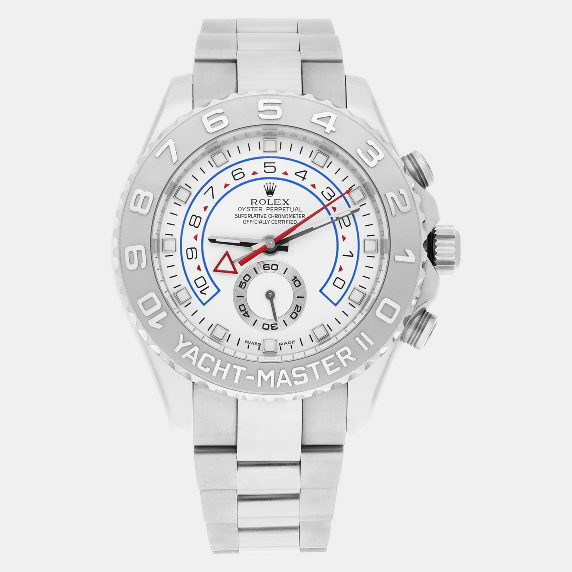 Rolex Yacht-Master II 116689 Automatic White 18k White Gold Men’s Wristwatch 44 mm
