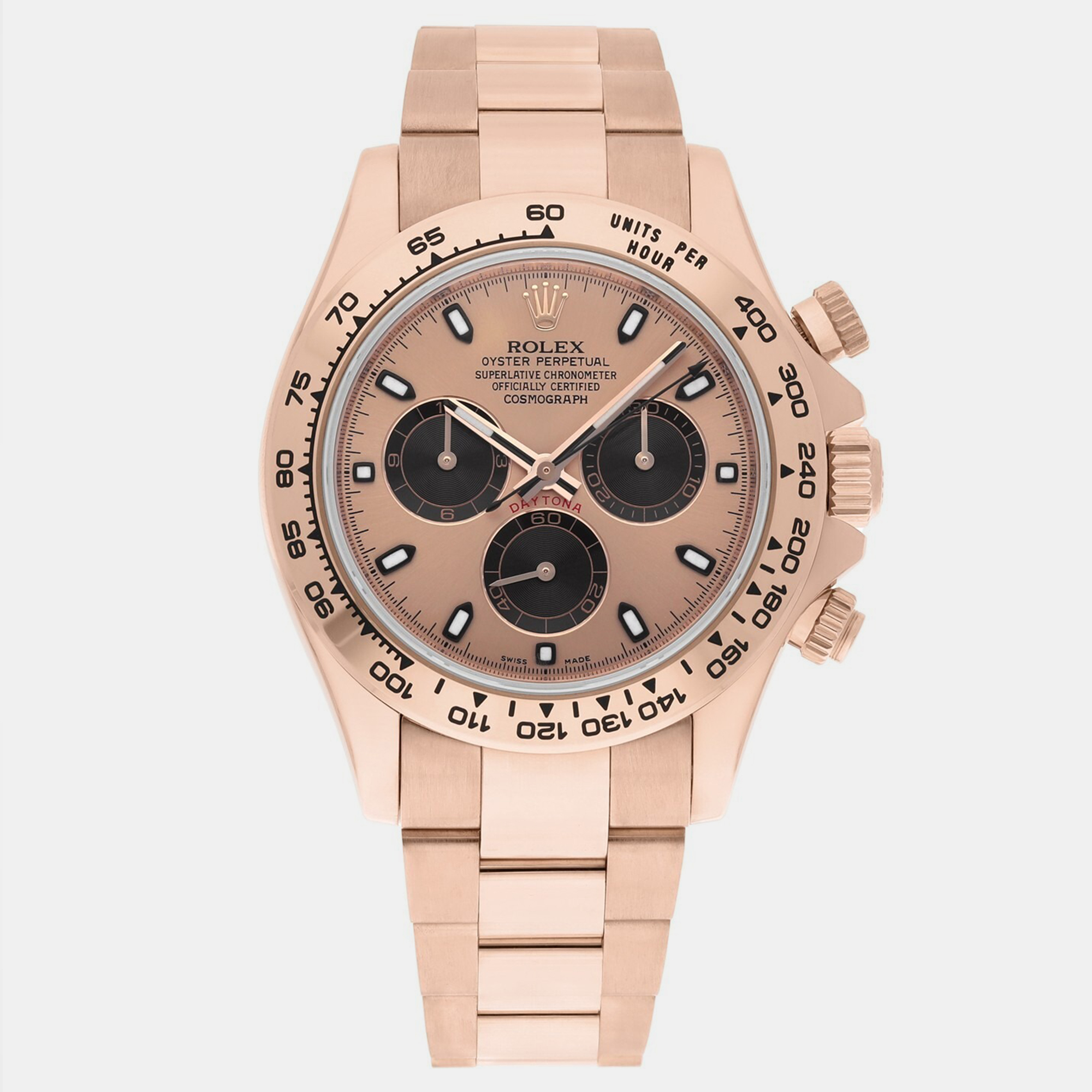 

Rolex Cosmograph Daytona 116505 Automatic Pink 18k Rose Gold Men's Wristwatch 40 mm