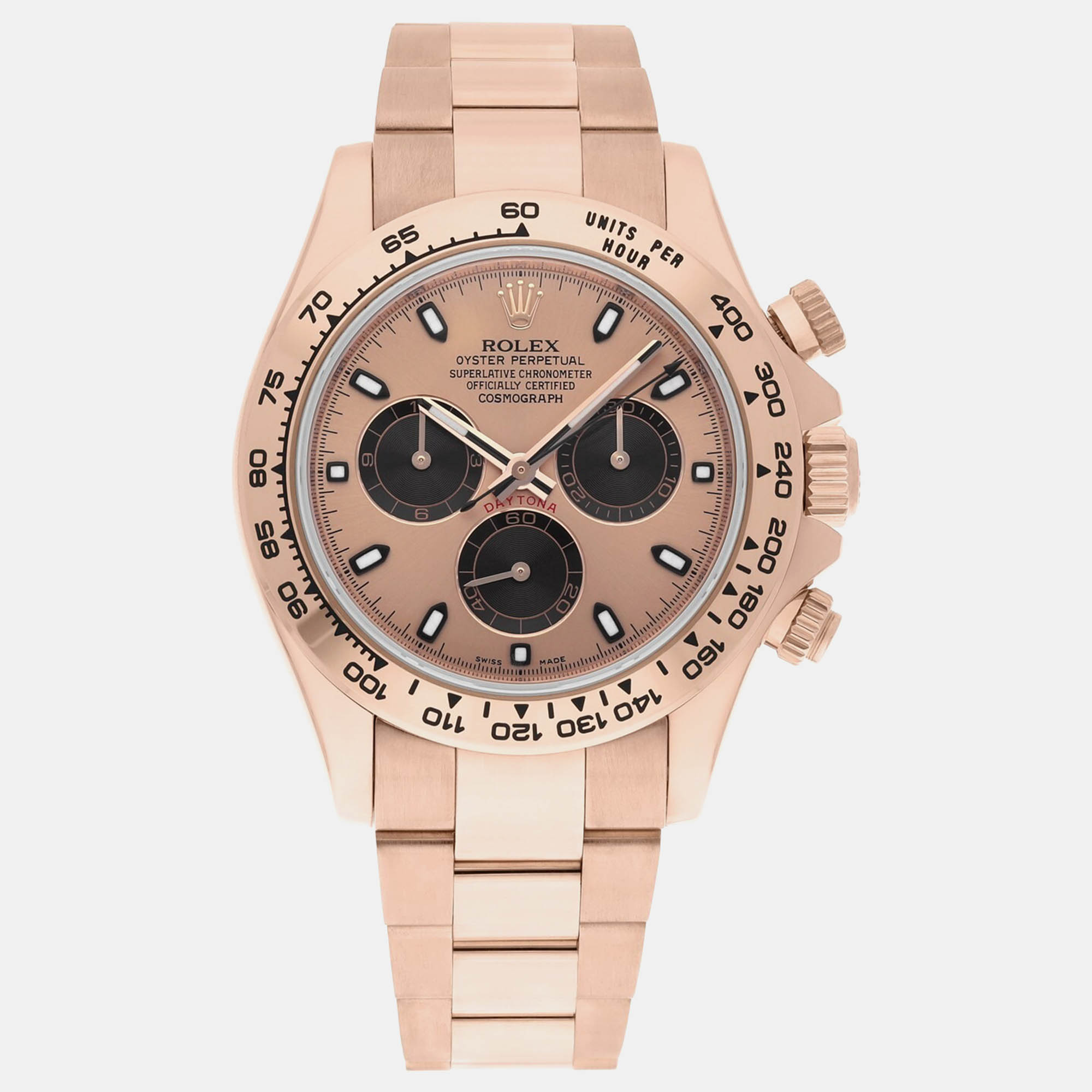 

Rolex Cosmograph Daytona 116505 Automatic Pink 18k Rose Gold Men's Wristwatch 40 mm