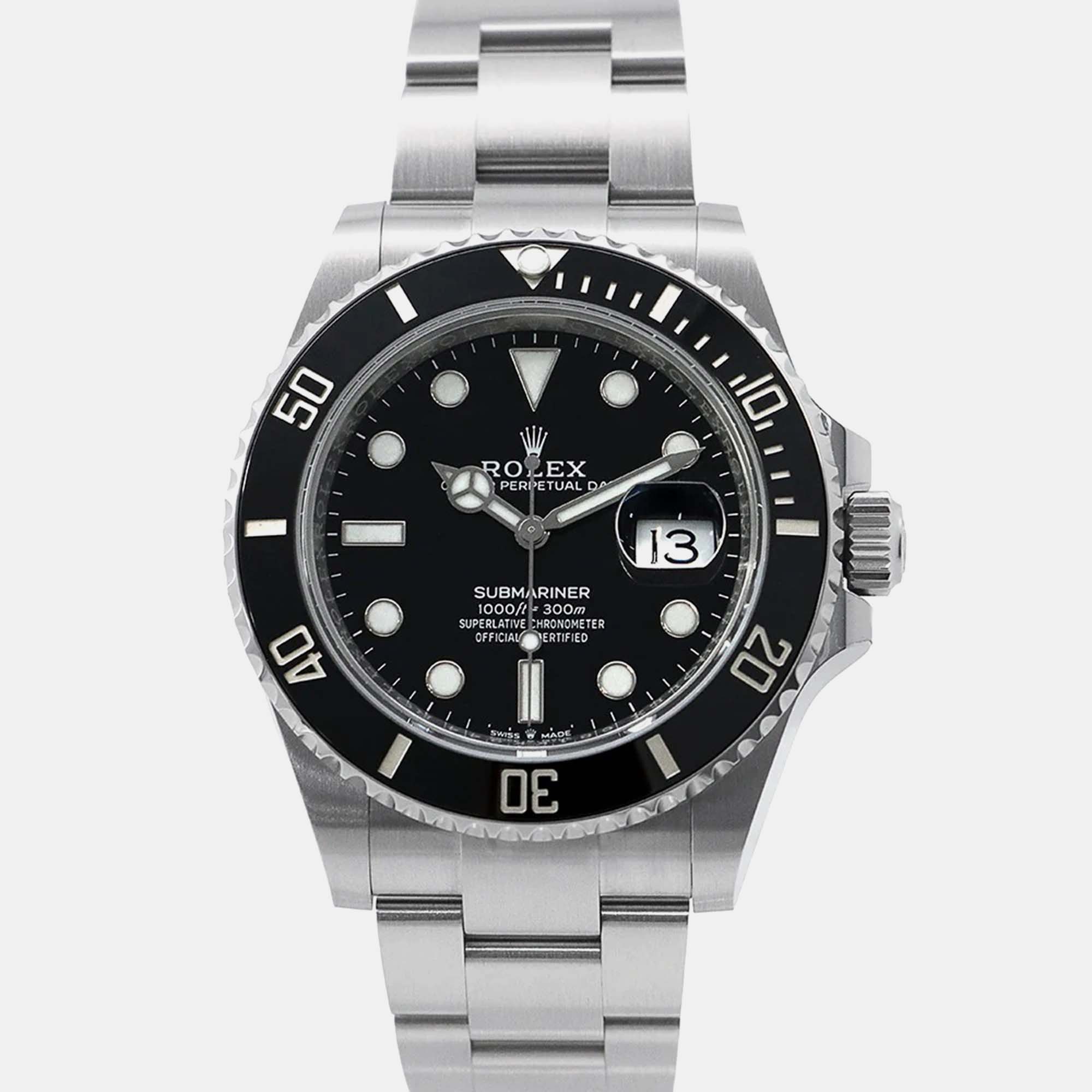 

Rolex Submariner 126610LN Automatic Black Stainless Steel Men's Wristwatch 41 mm