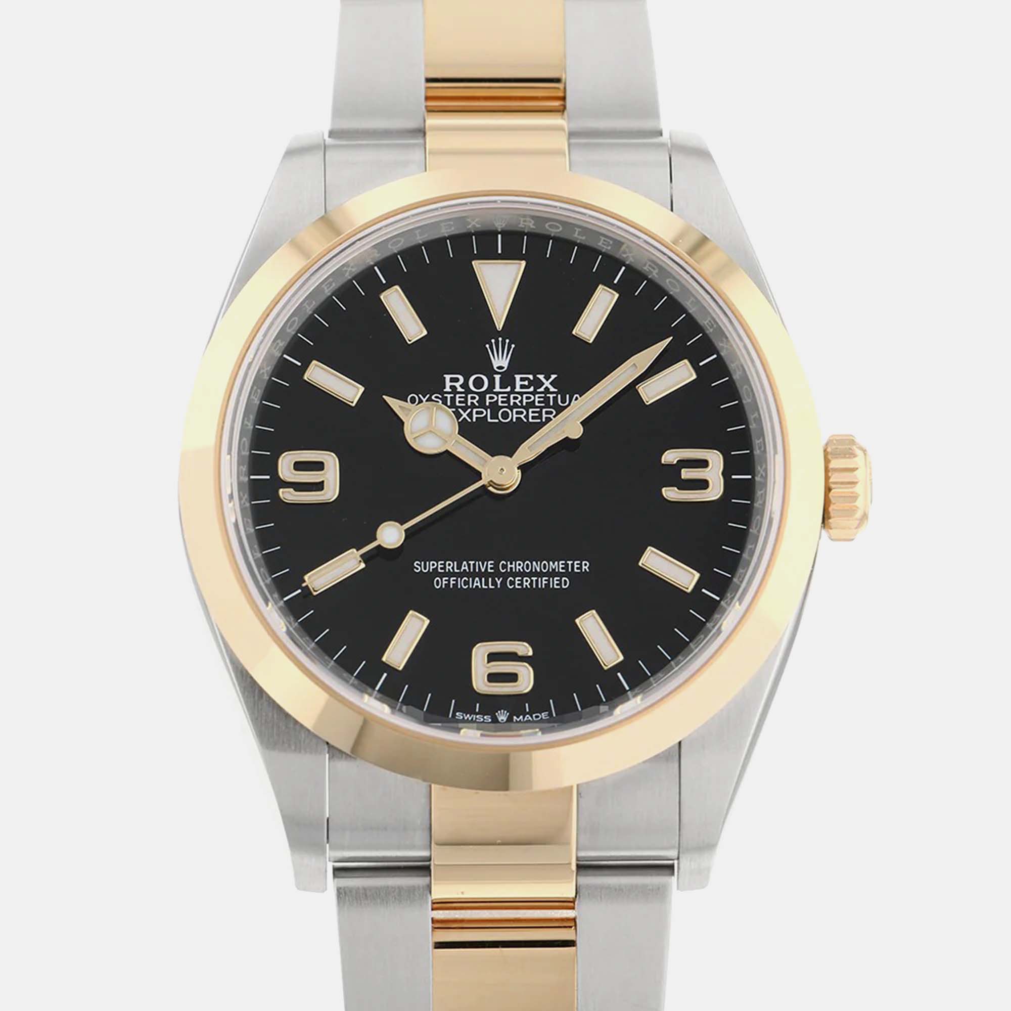 

Rolex Explorer 124273 Automatic Black Stainless Steel Men's Wristwatch 36 mm