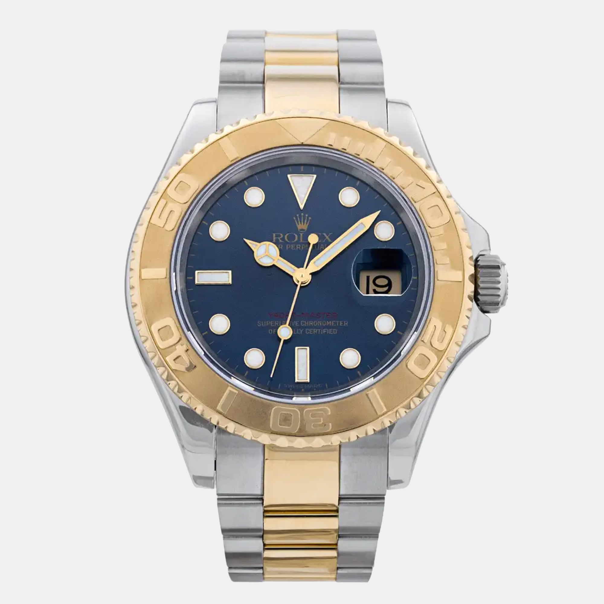 Rolex Yacht-Master 16623 Blue 18K Yellow gold and Stainless Steel Automatic Men’s Wristwatch 40mm