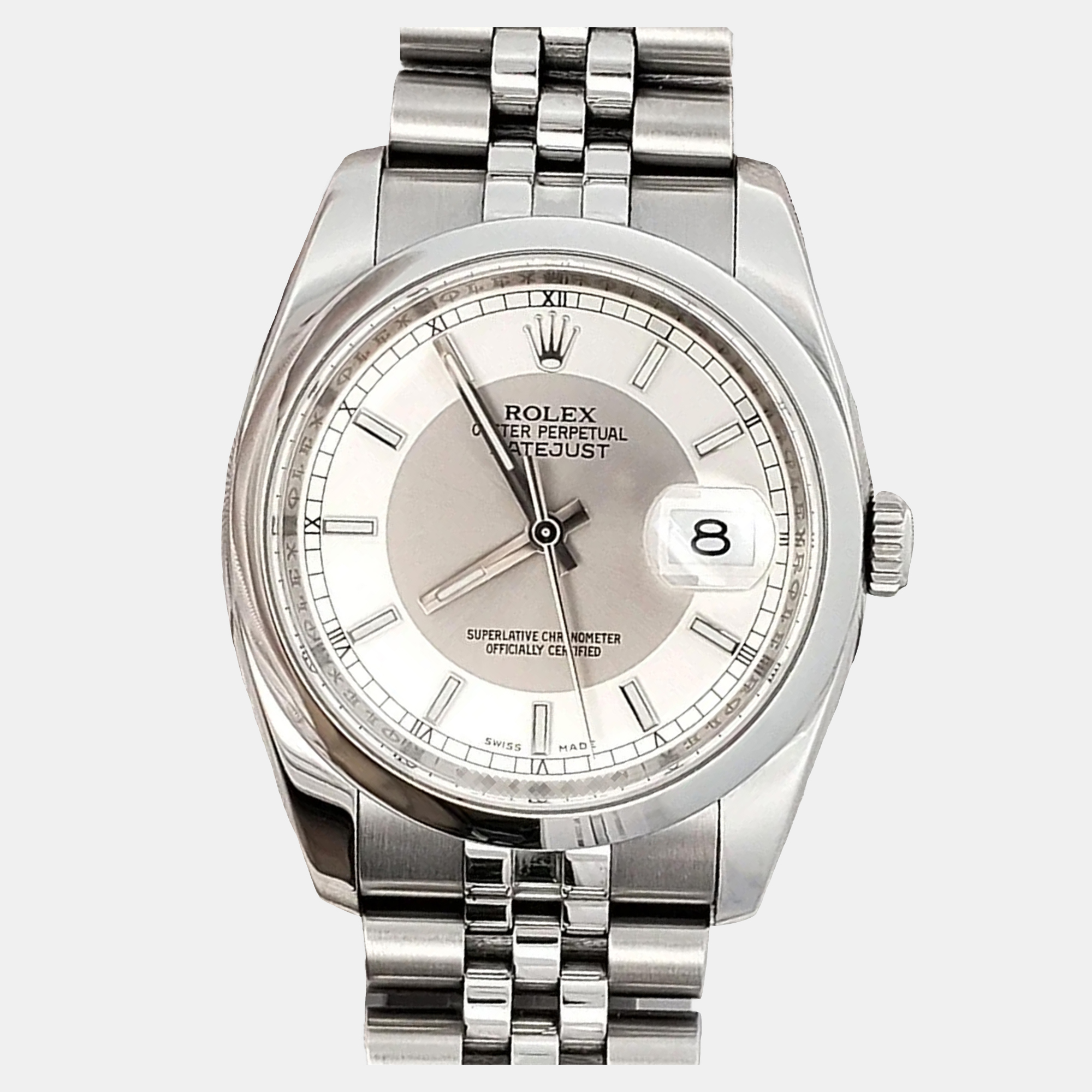 

Rolex Datejust 116200 Automatic Silver Stainless Steel Men's Wristwatch 36 mm