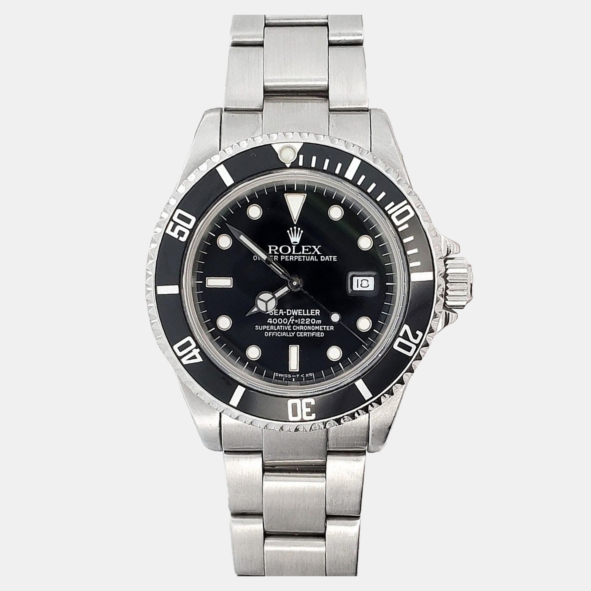 

Rolex Sea-Dweller 16600 Automatic Black Stainless Steel Men's Wristwatch 40 mm