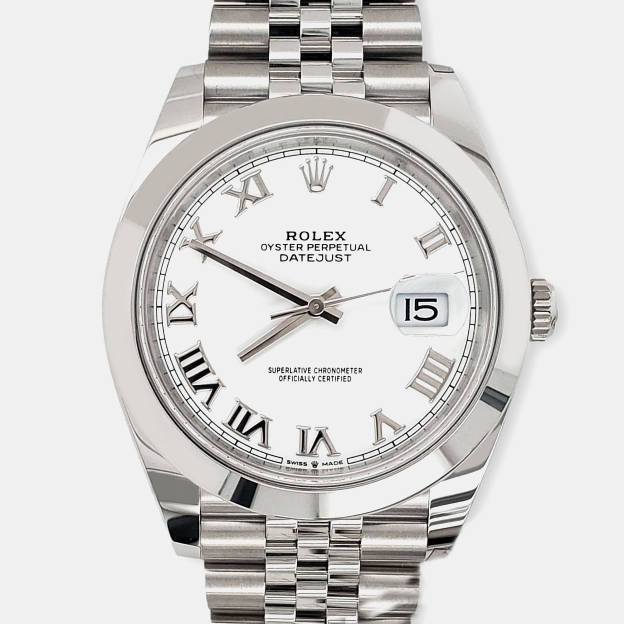 

Rolex Datejust 126300 Automatic White Stainless Steel Men’s Wristwatch 41 mm