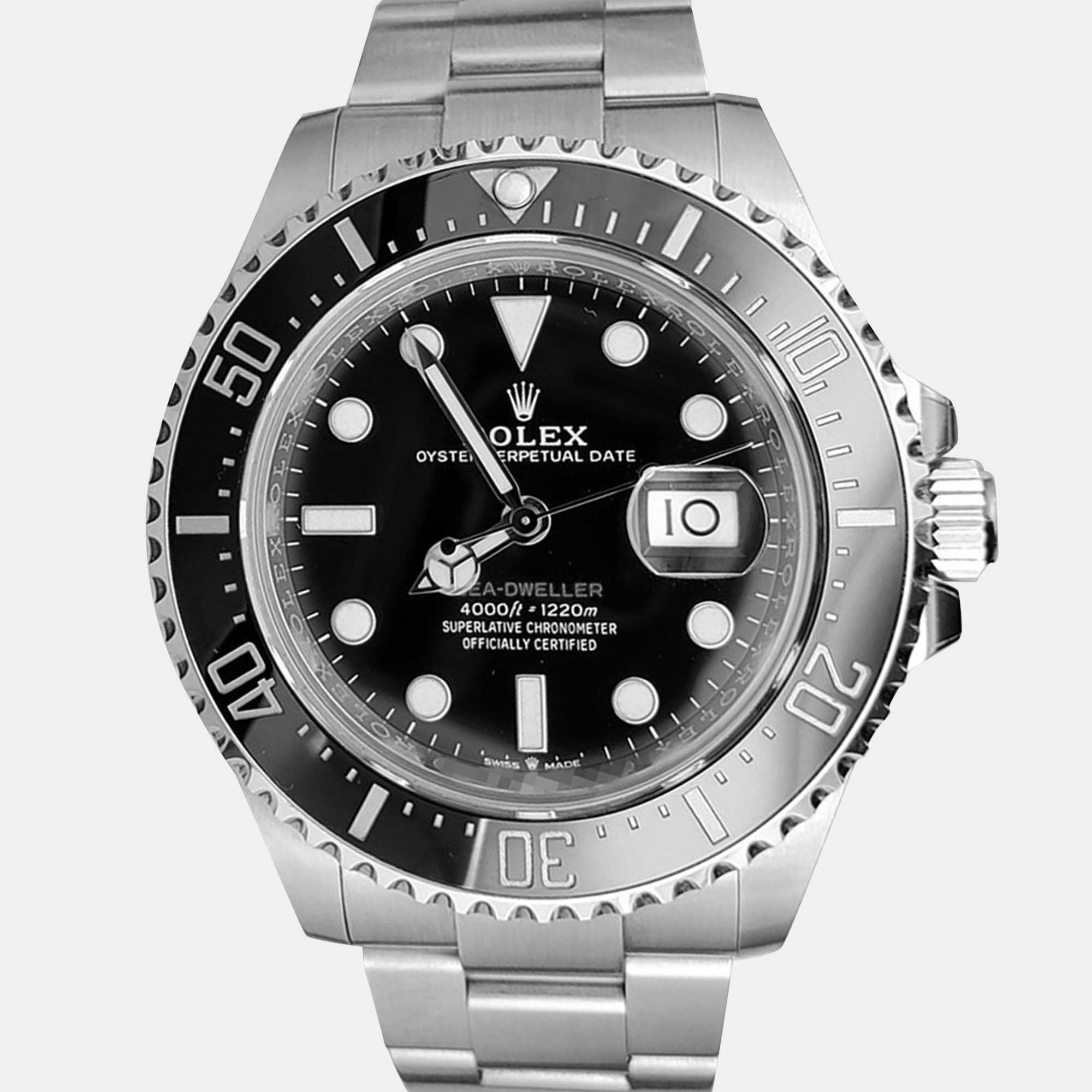 

Rolex Sea-Dweller 126600 Automatic Stainless Steel Men’s Wristwatch 43 mm, Black