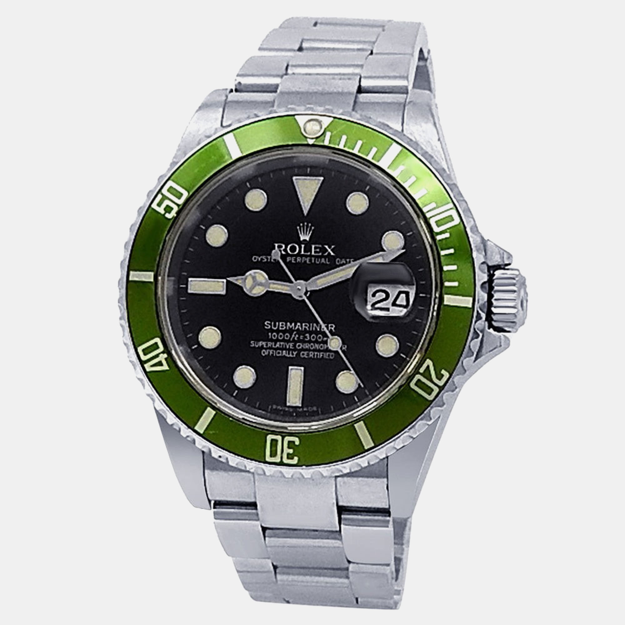 

Rolex Submariner 16610 Automatic Black Stainless Steel Men’s Wristwatch 40 mm