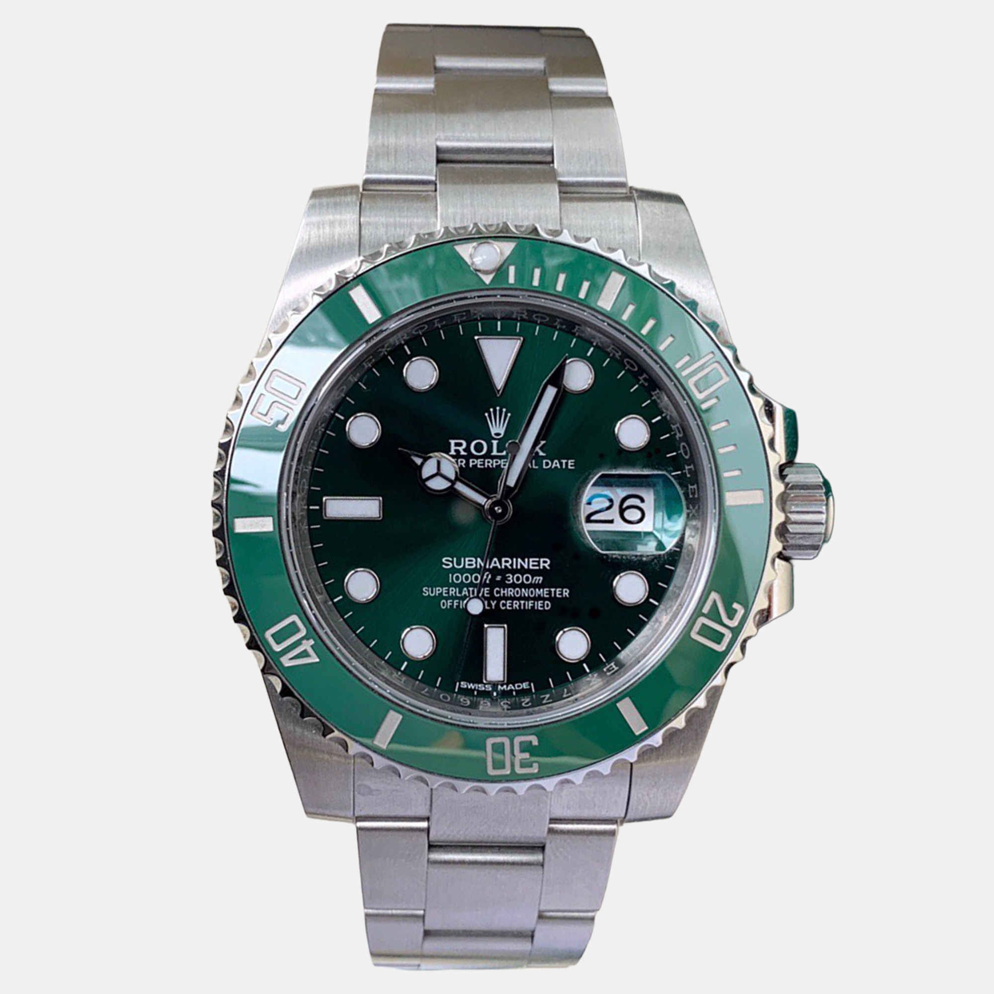 

Rolex Submariner 116610LV Automatic Green Stainless Steel Automatic Men's Wristwatch 40 mm