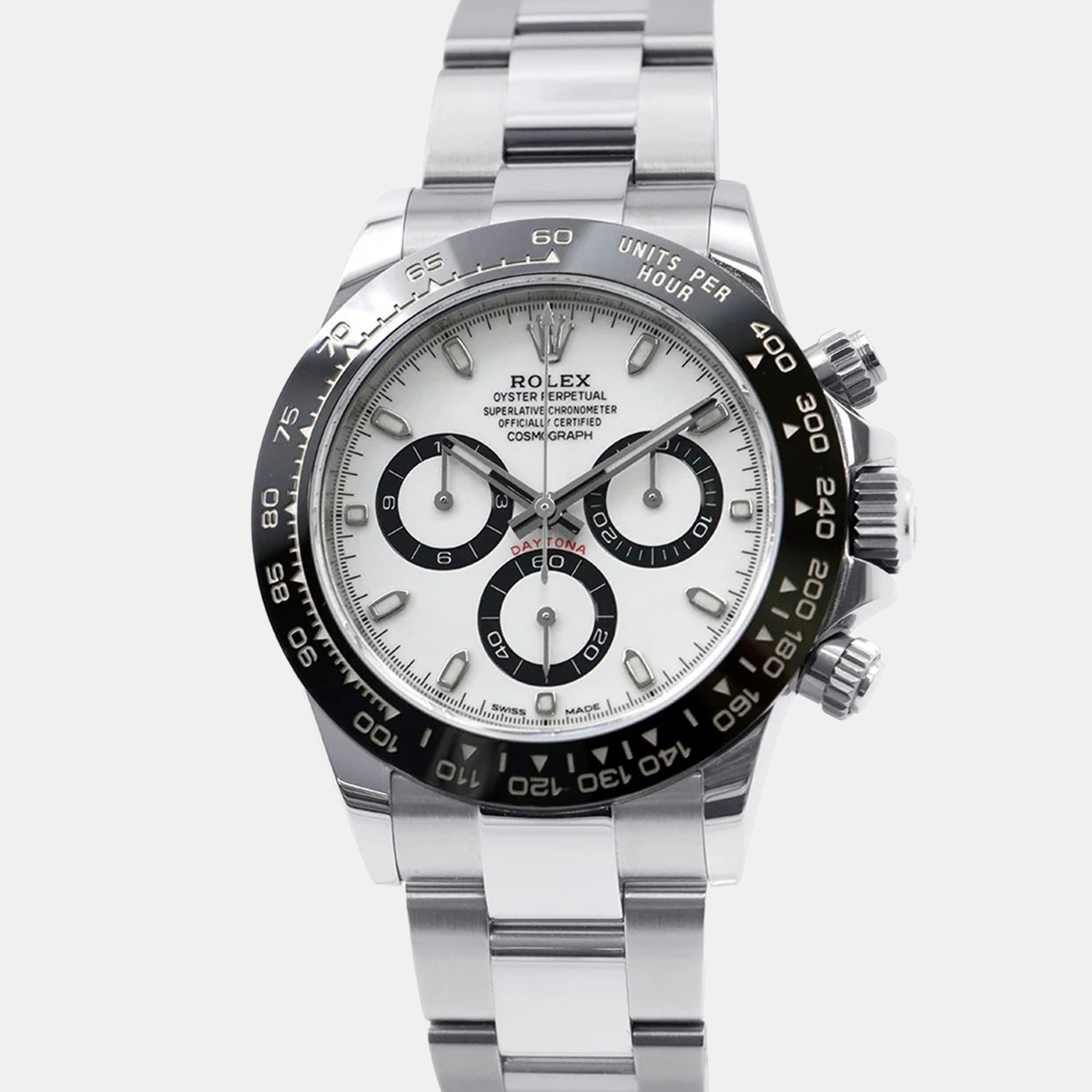 

Rolex Cosmograph Daytona 116500LN Automatic White Stainless Steel Men's Wristwatch 40 mm