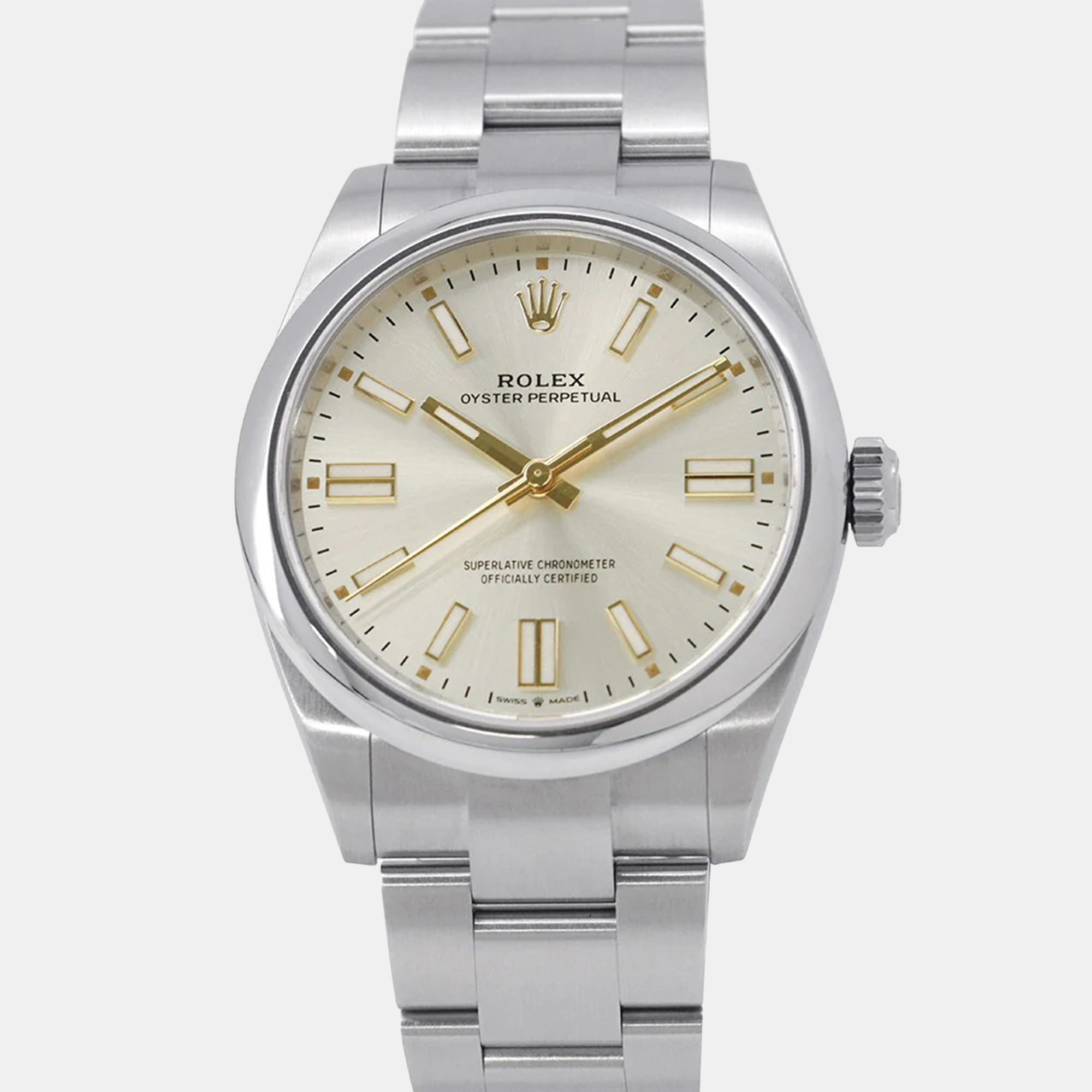 

Rolex Oyster Perpetual 134300 Automatic Silver Stainless Steel Men's Wristwatch 41 mm