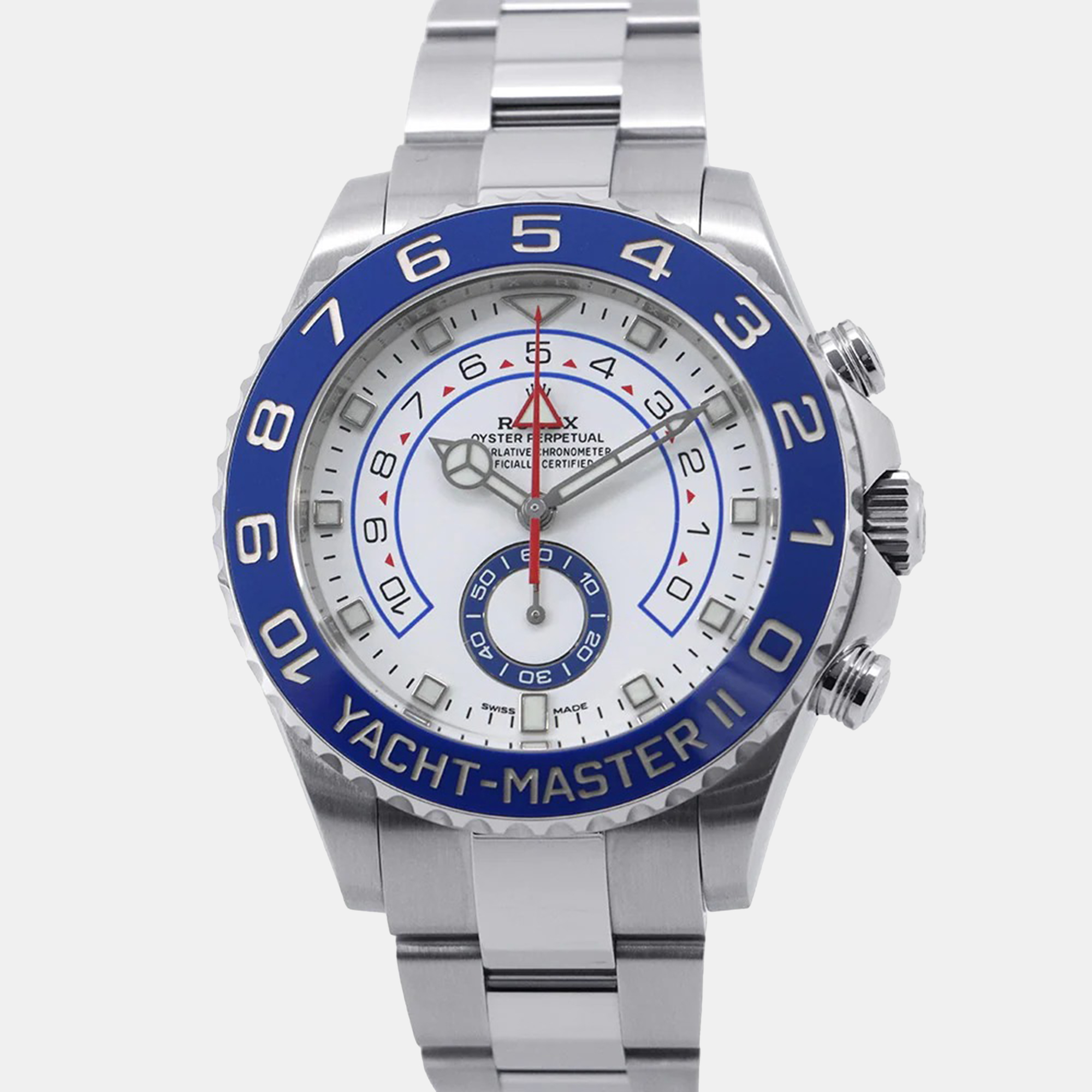 

Rolex Yacht-Master II 116680 Automatic White Stainless Steel Men's Wristwatch 44 mm
