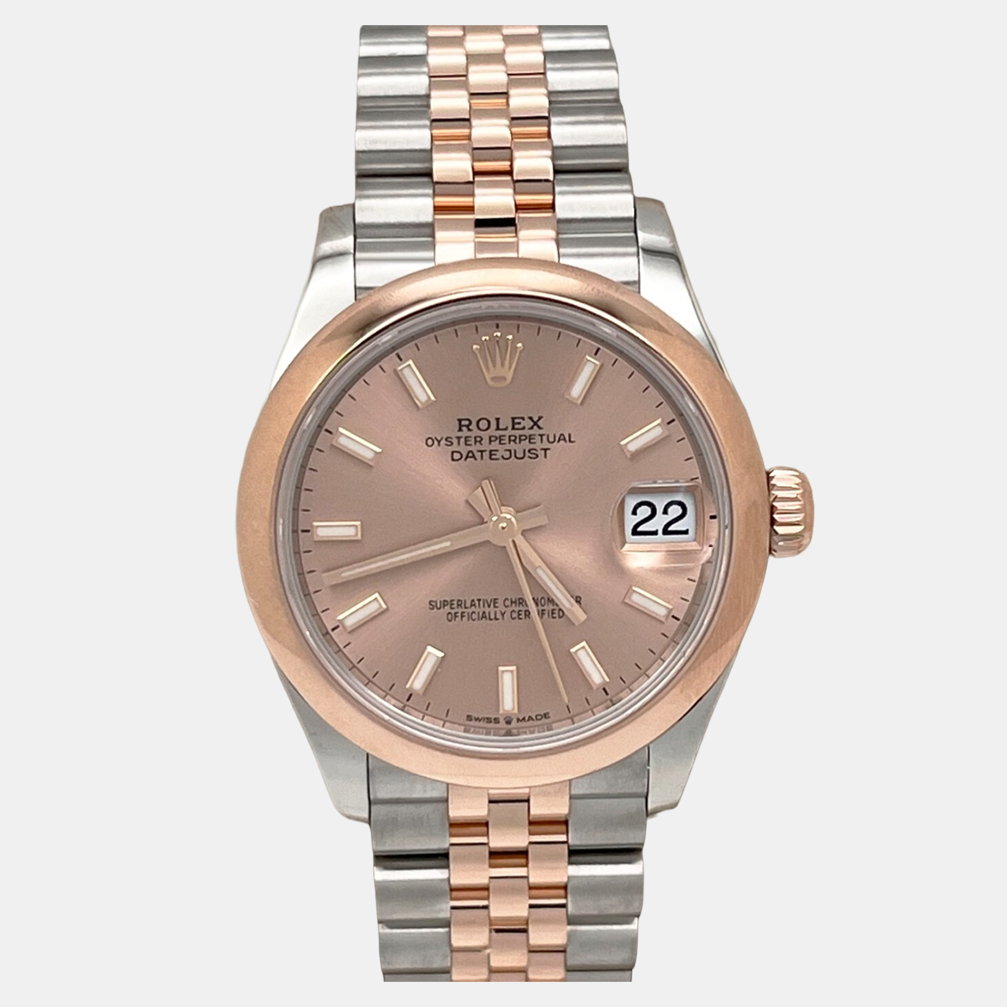 

Rolex Datejust 278241 Automatic Pink 18k Rose Gold Stainless Steel Men's Wristwatch 31 mm