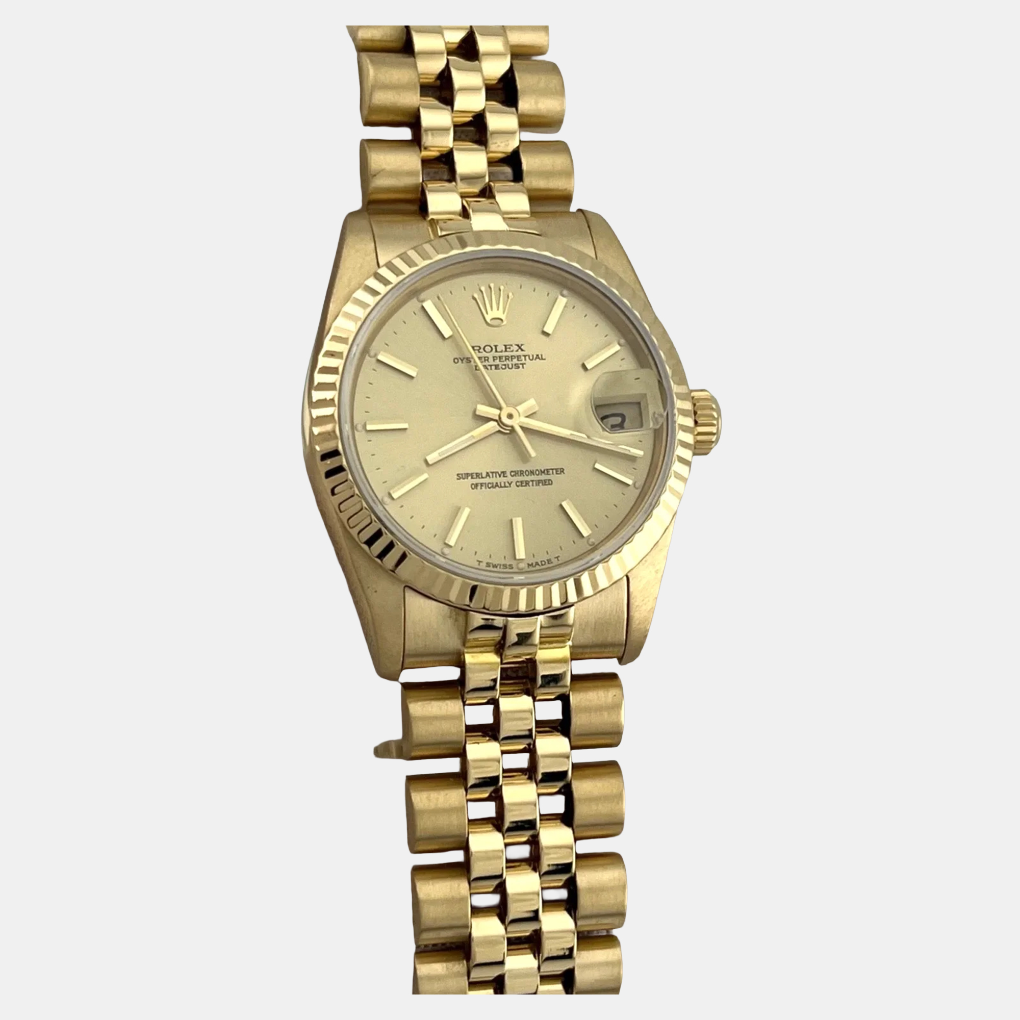

Rolex President Datejust 68278 Automatic 18k Yellow Gold Men's Wristwatch 31 mm