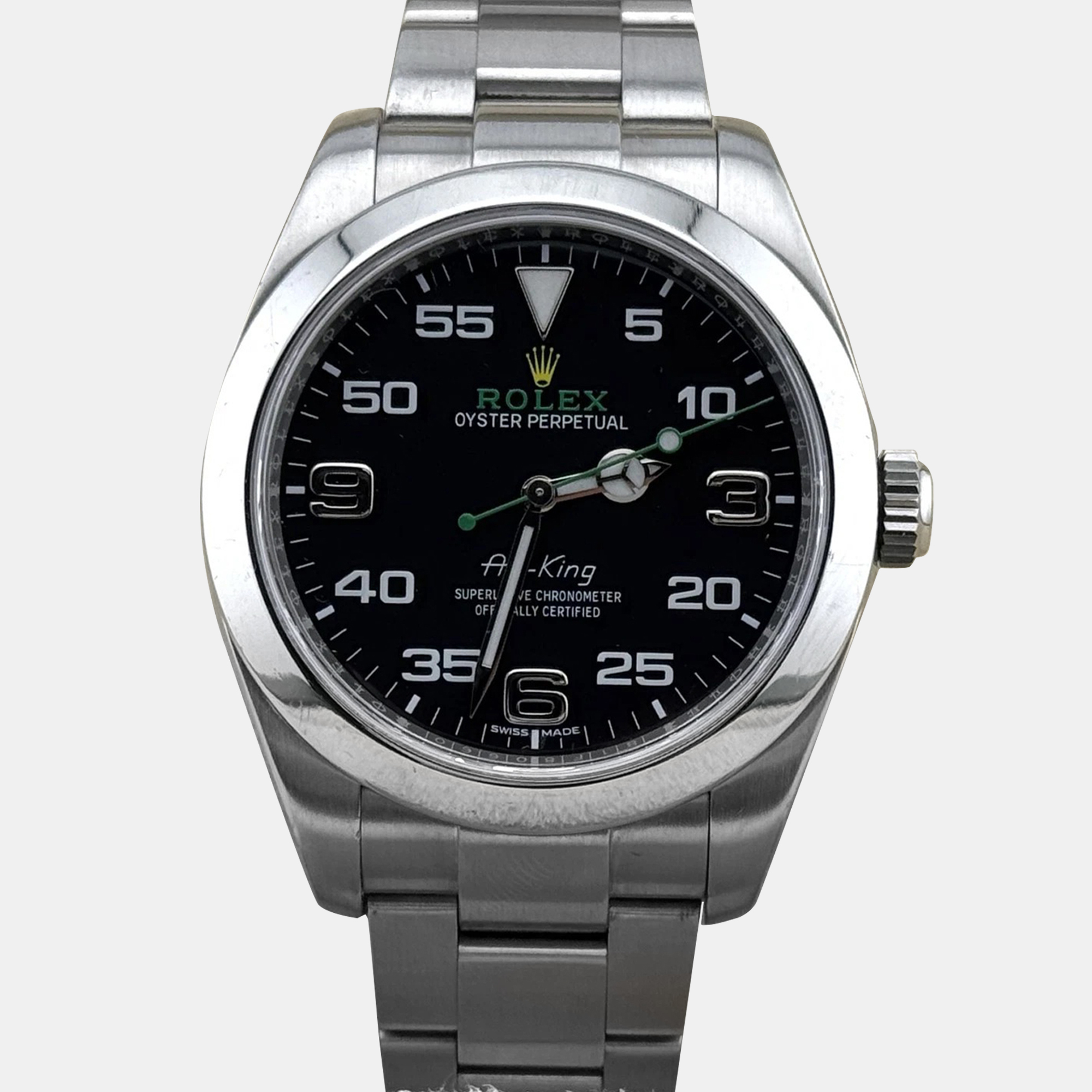 

Rolex Air-King 116900 Automatic Black Stainless Steel Men's Wristwatch 40 mm