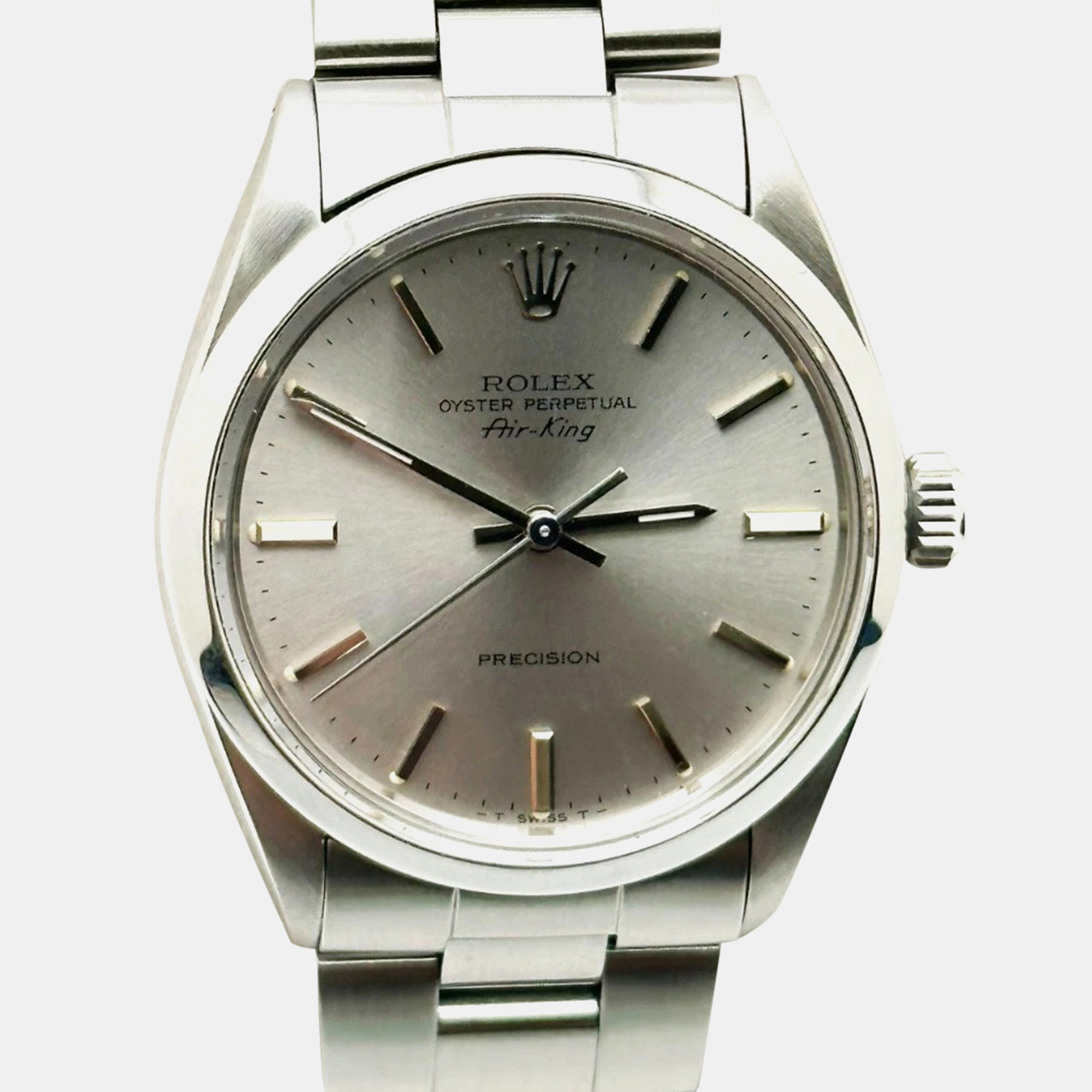 

Rolex Air-King 5500 Automatic Silver Stainless Steel Men's Wristwatch 34 mm